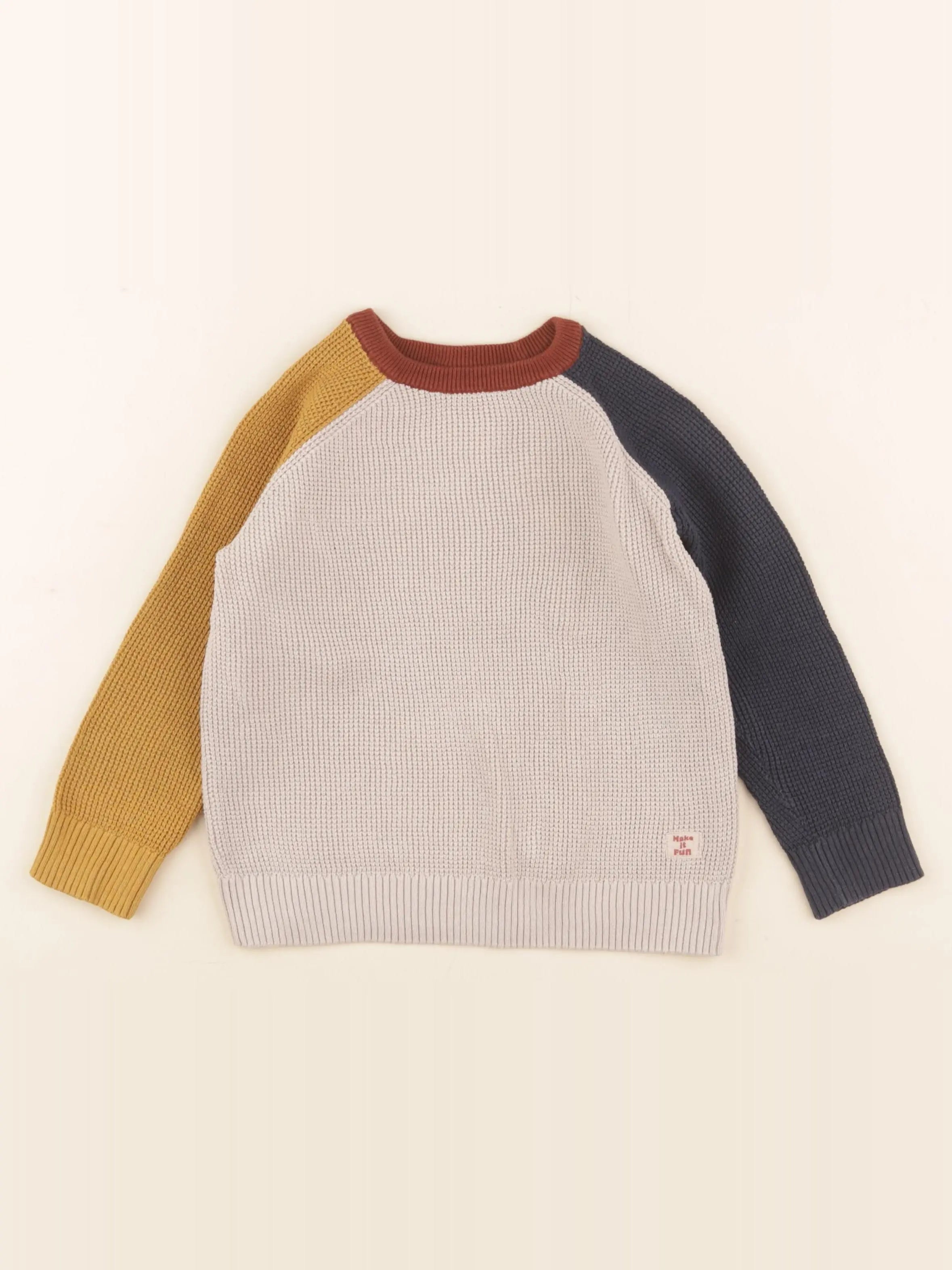 Vertbaudet - pull multicolore - 4 ans