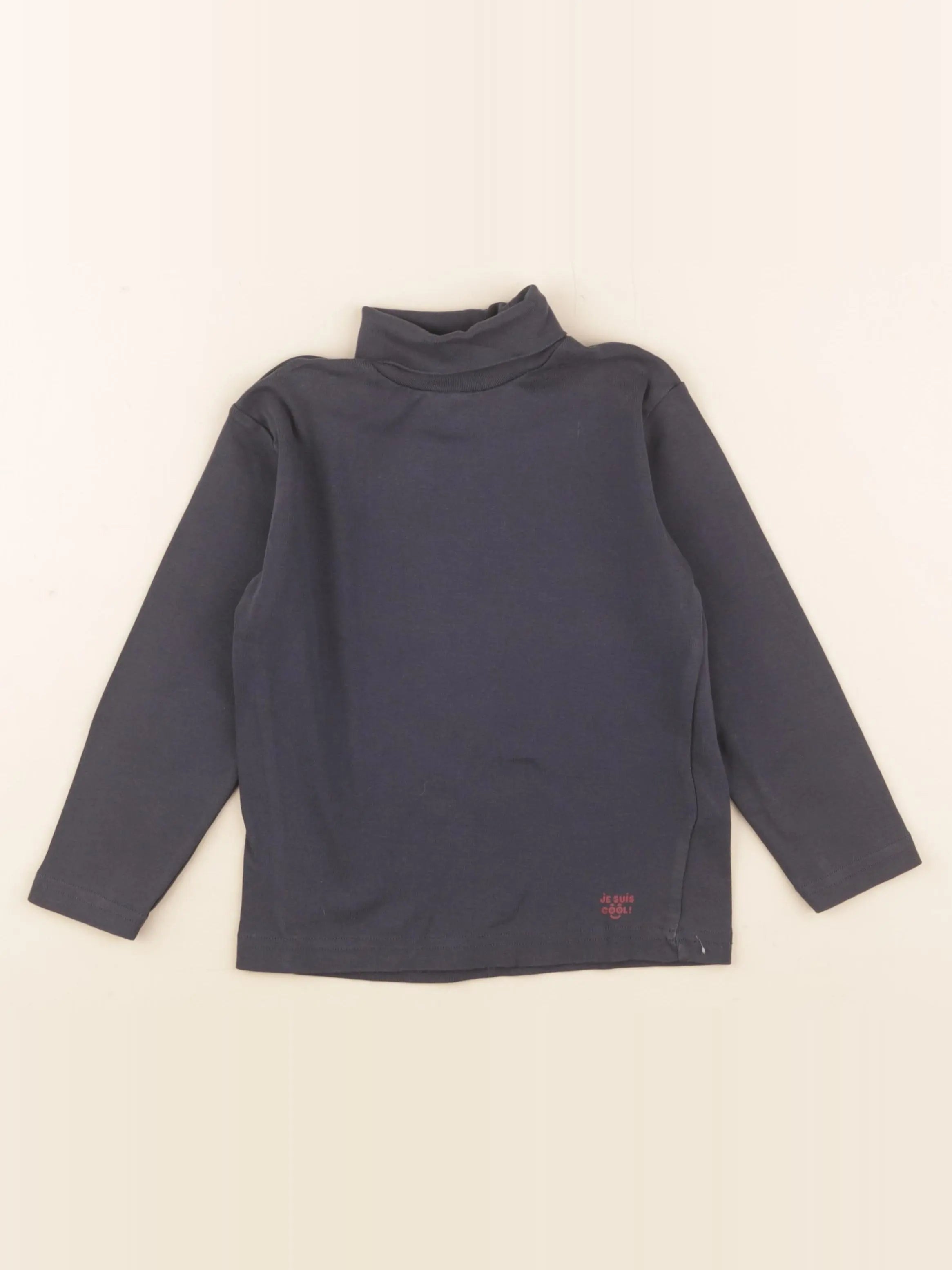 Vertbaudet - sous-pull taupe - 4 ans