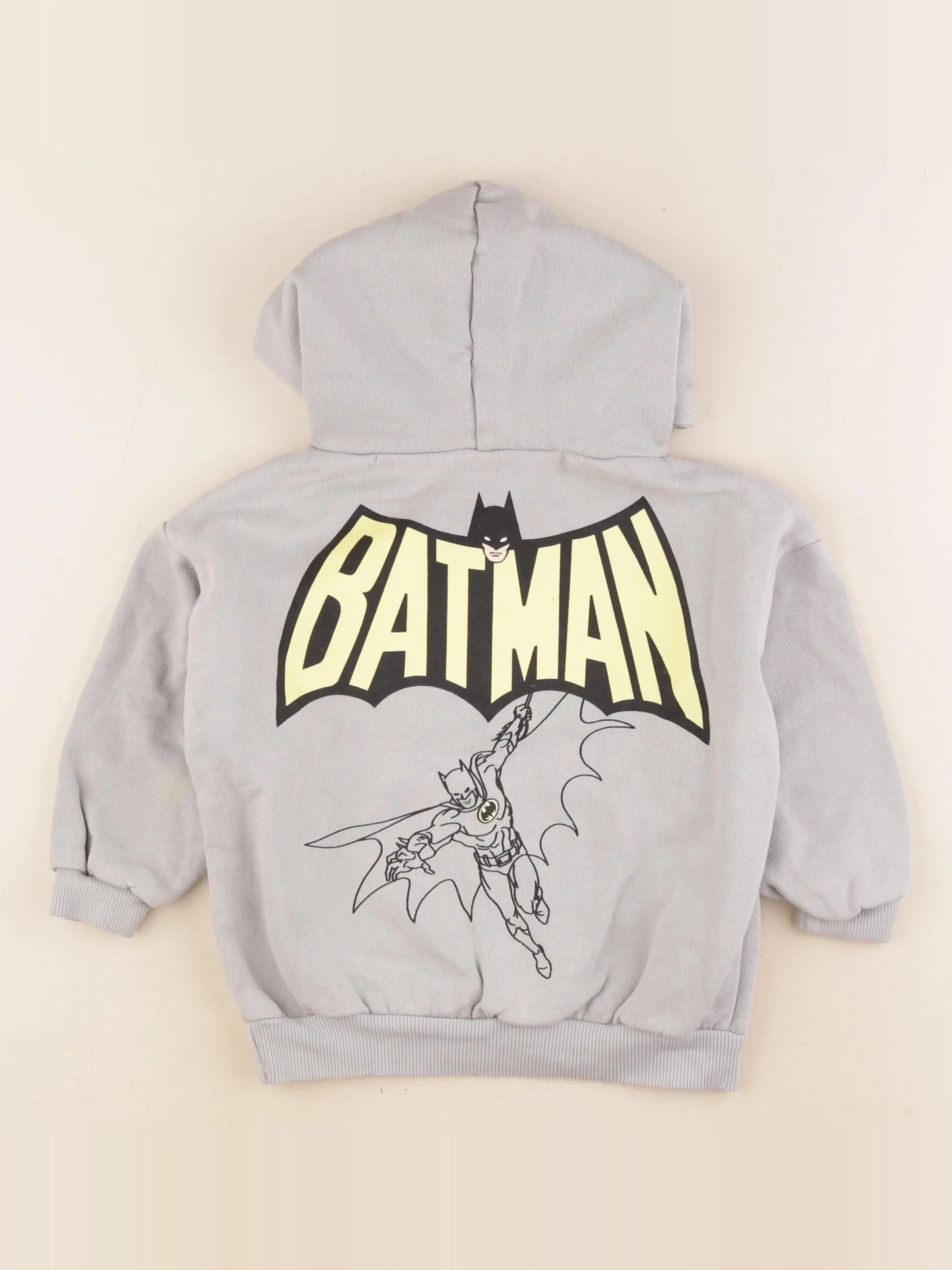 Zara - sweat imprimé au dos gris - 2 ans