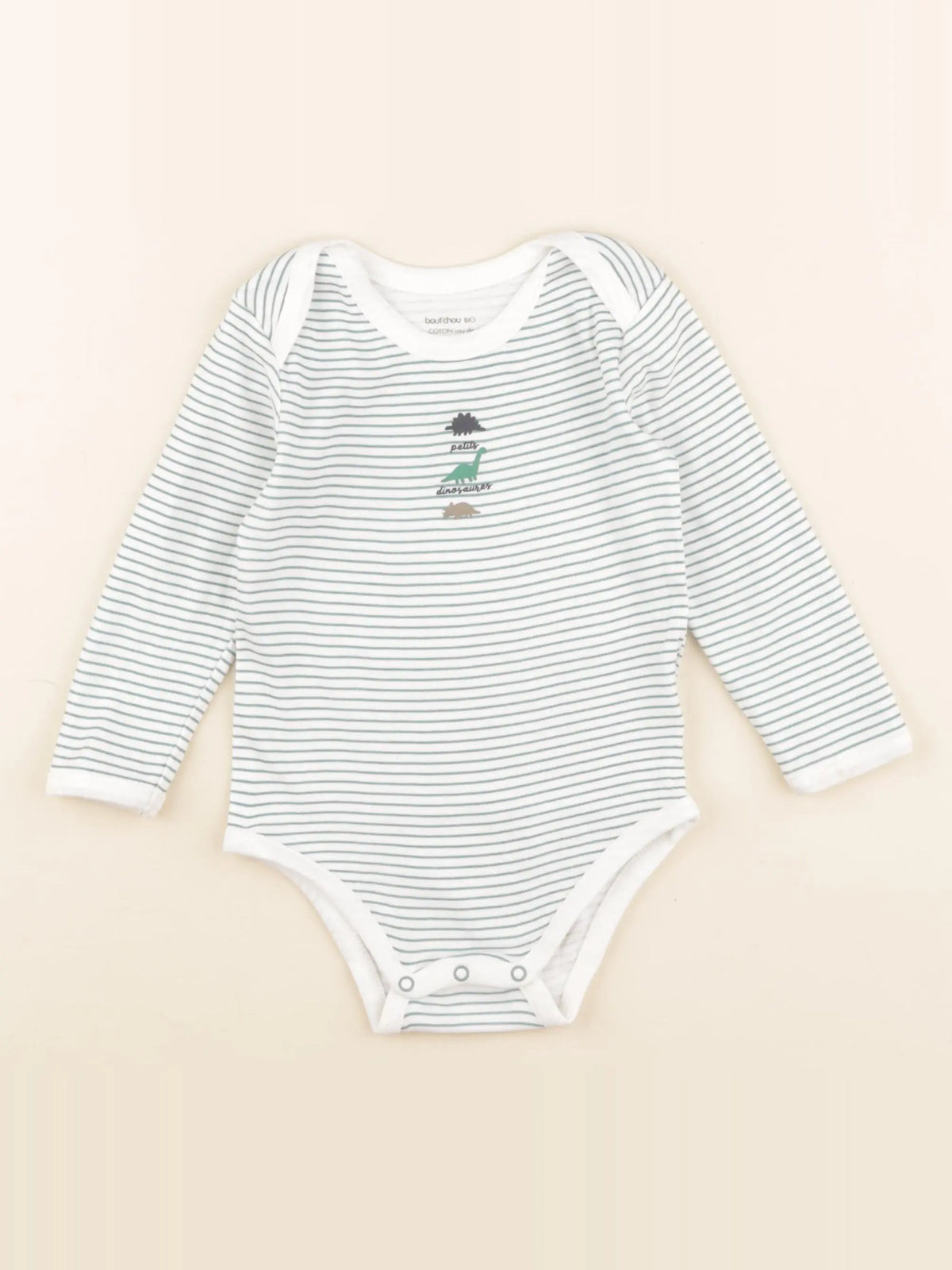 Boutchou - body blanc, bleu - 2 ans
