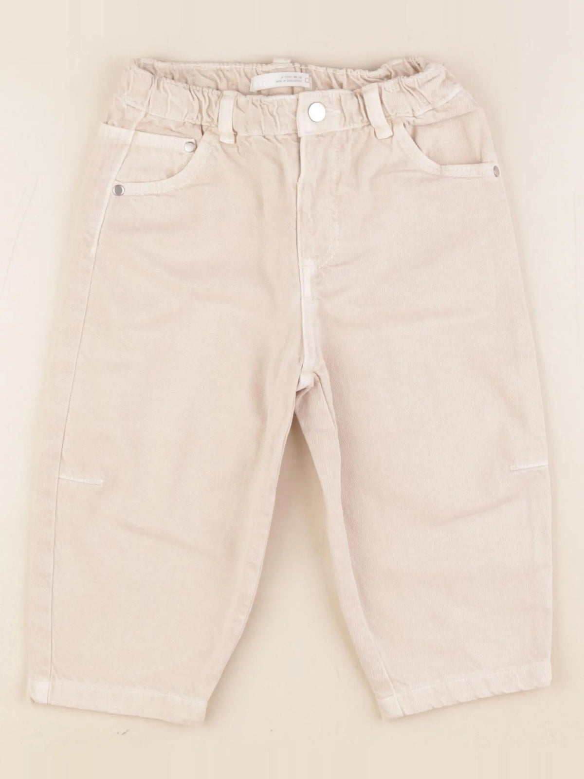 Zara - jean beige - 2 ans