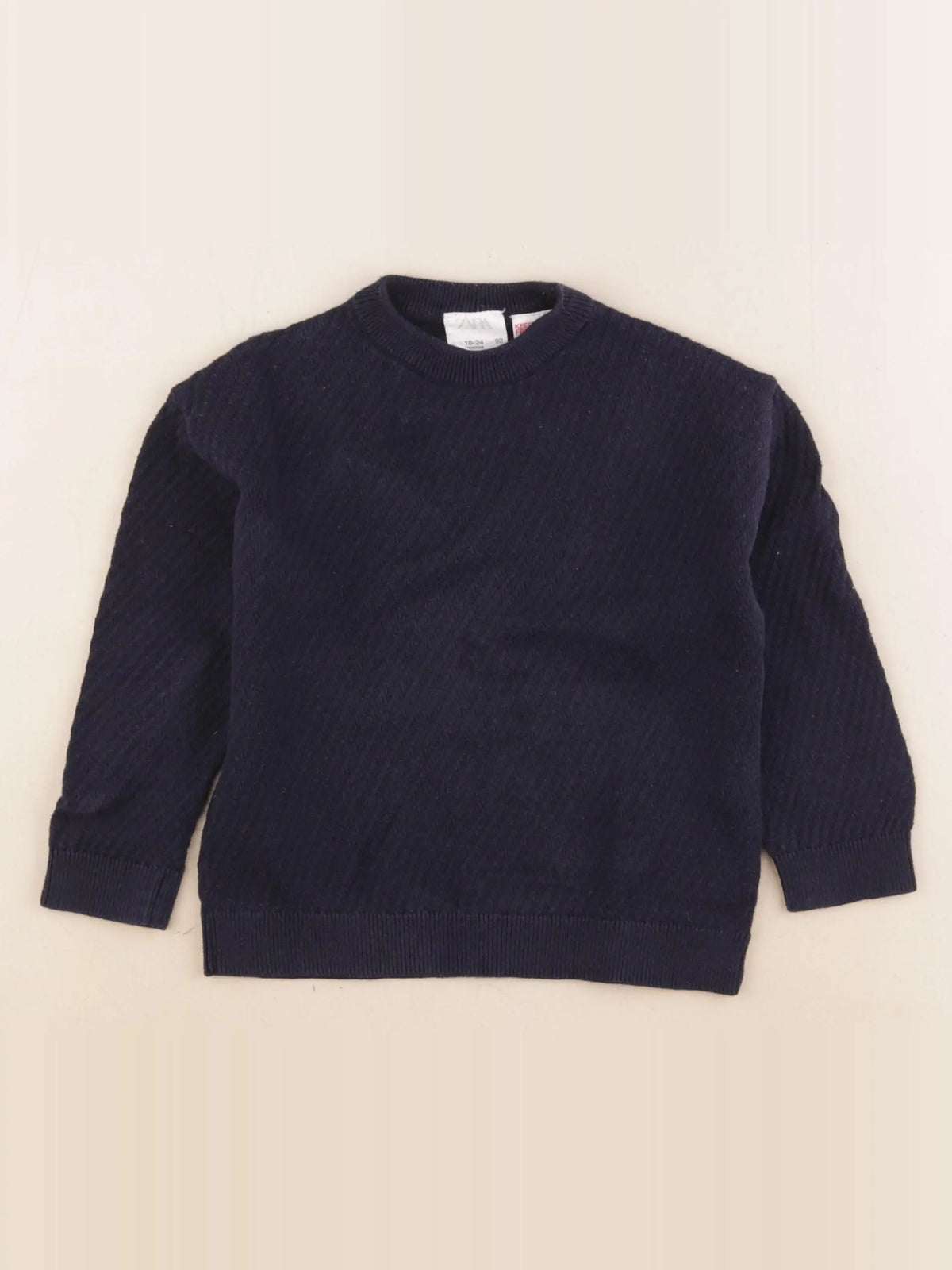 Zara - pull bleu - 18/24 mois