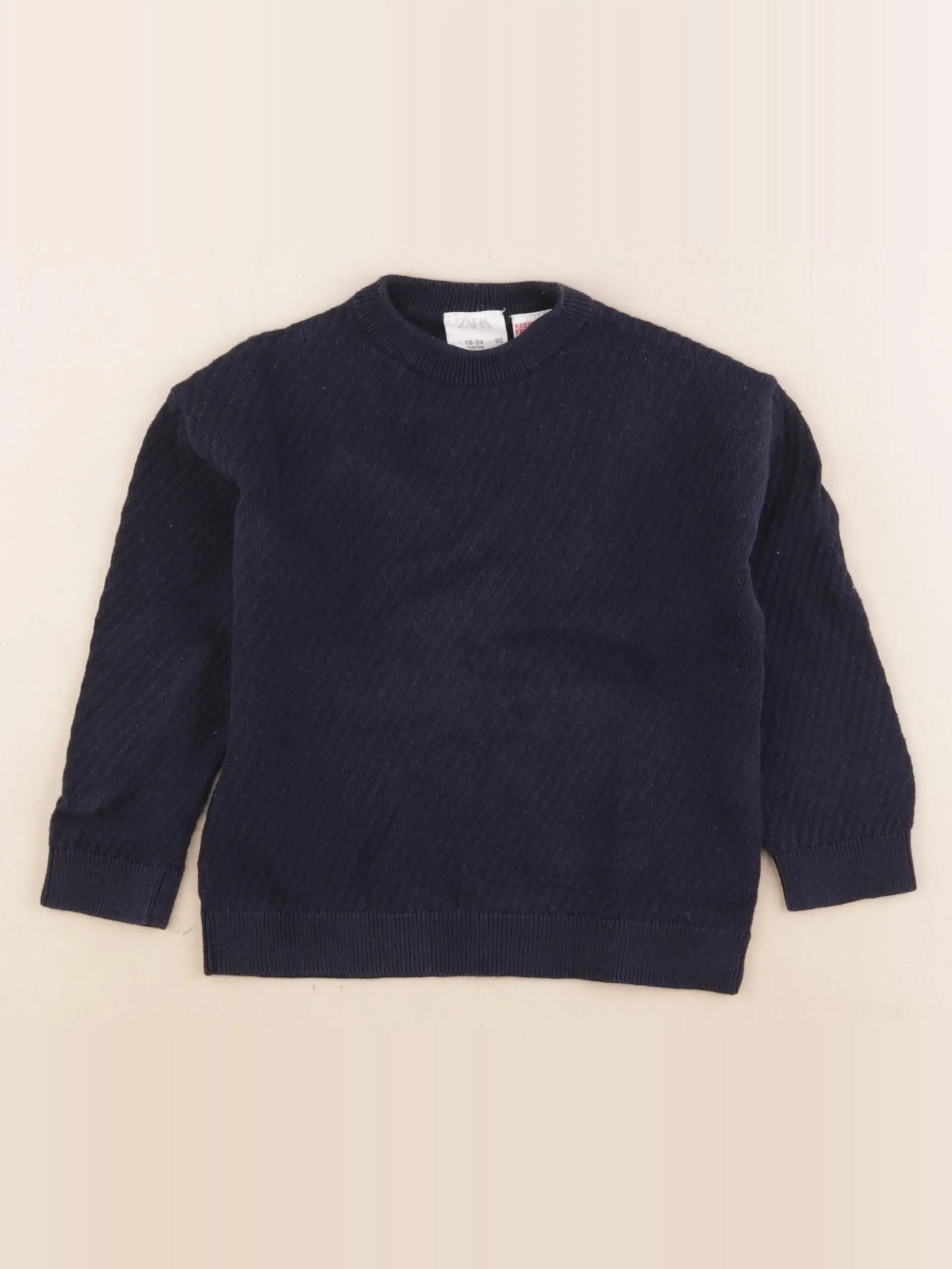 Zara - pull bleu - 18/24 mois