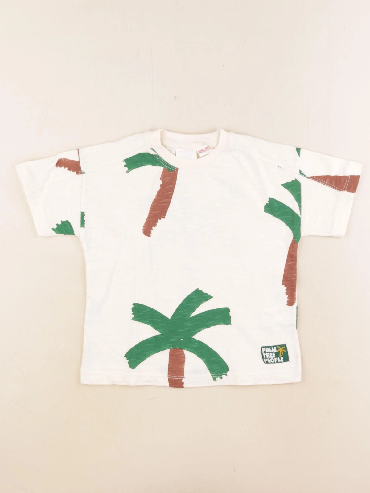 Zara - tee-shirt beige - 2 ans