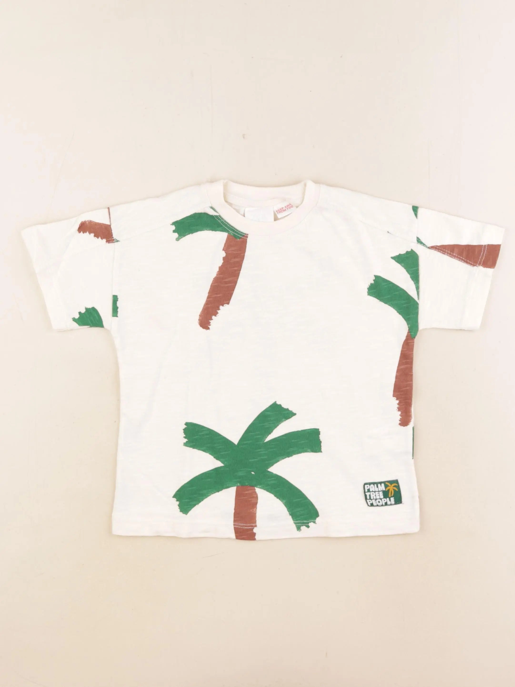 Zara - tee-shirt beige - 2 ans