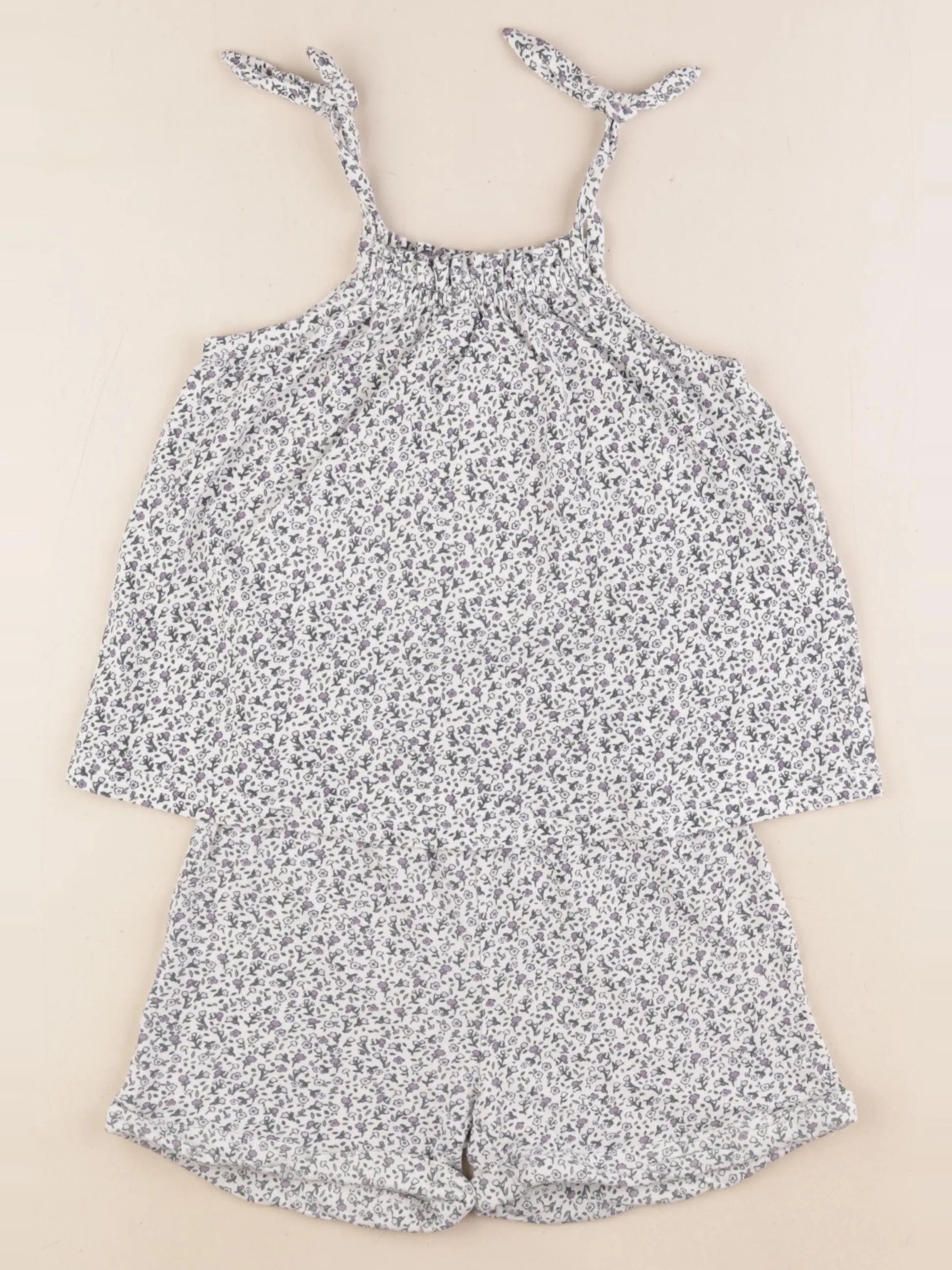 Vertbaudet - pyjama coton bleu - 6 ans