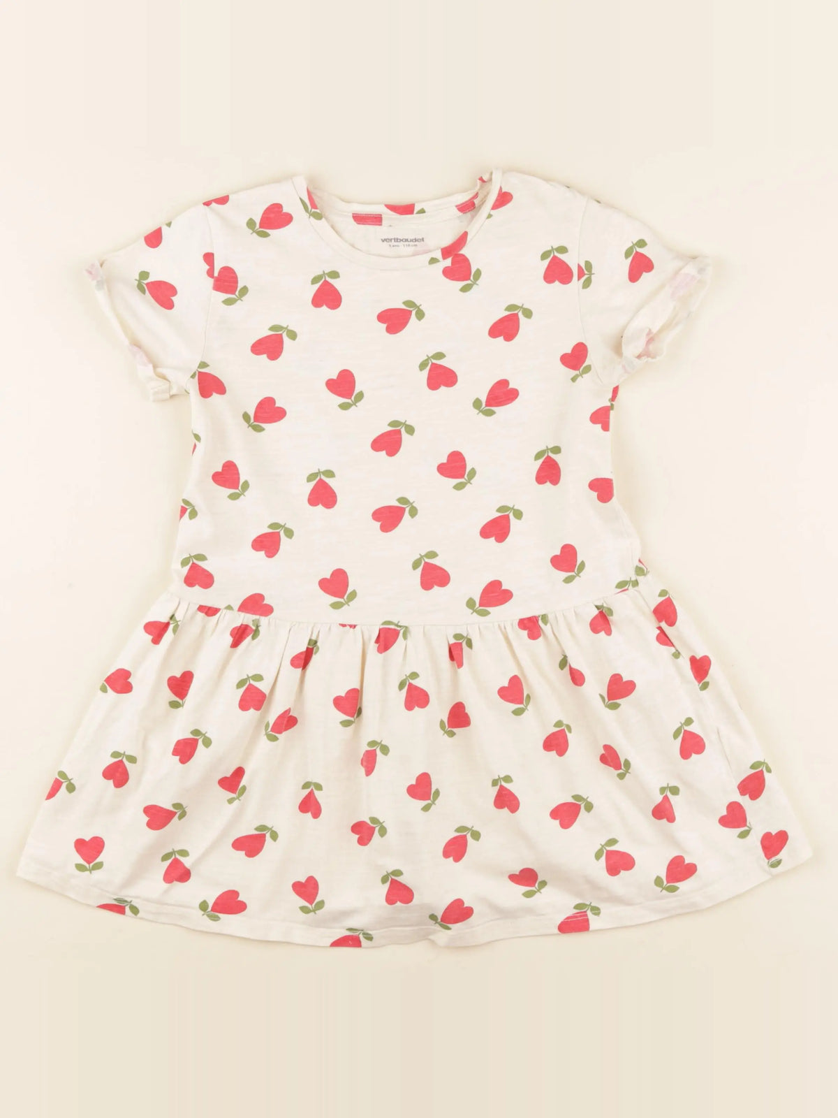 Vertbaudet - robe multicolore - 5 ans