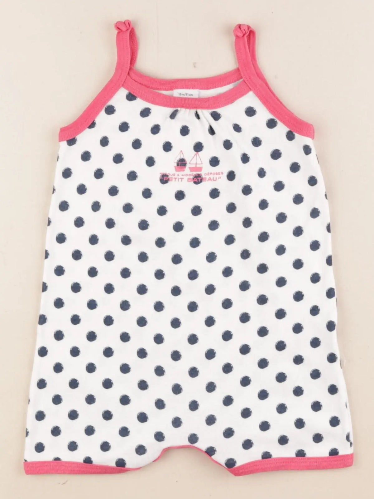 Petit Bateau - combinaison bleu - 18 mois