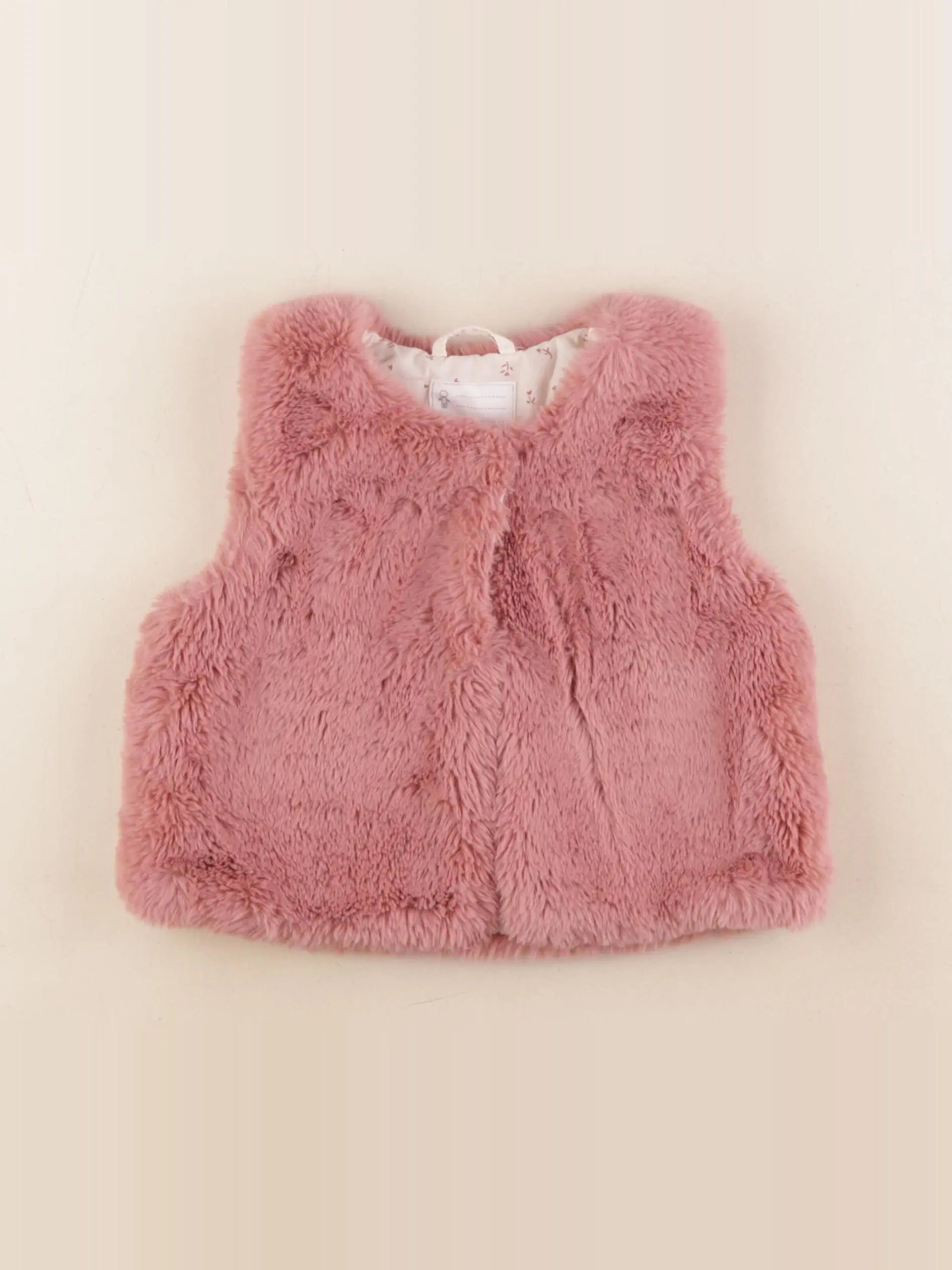 Vertbaudet - gilet rose - 5 ans