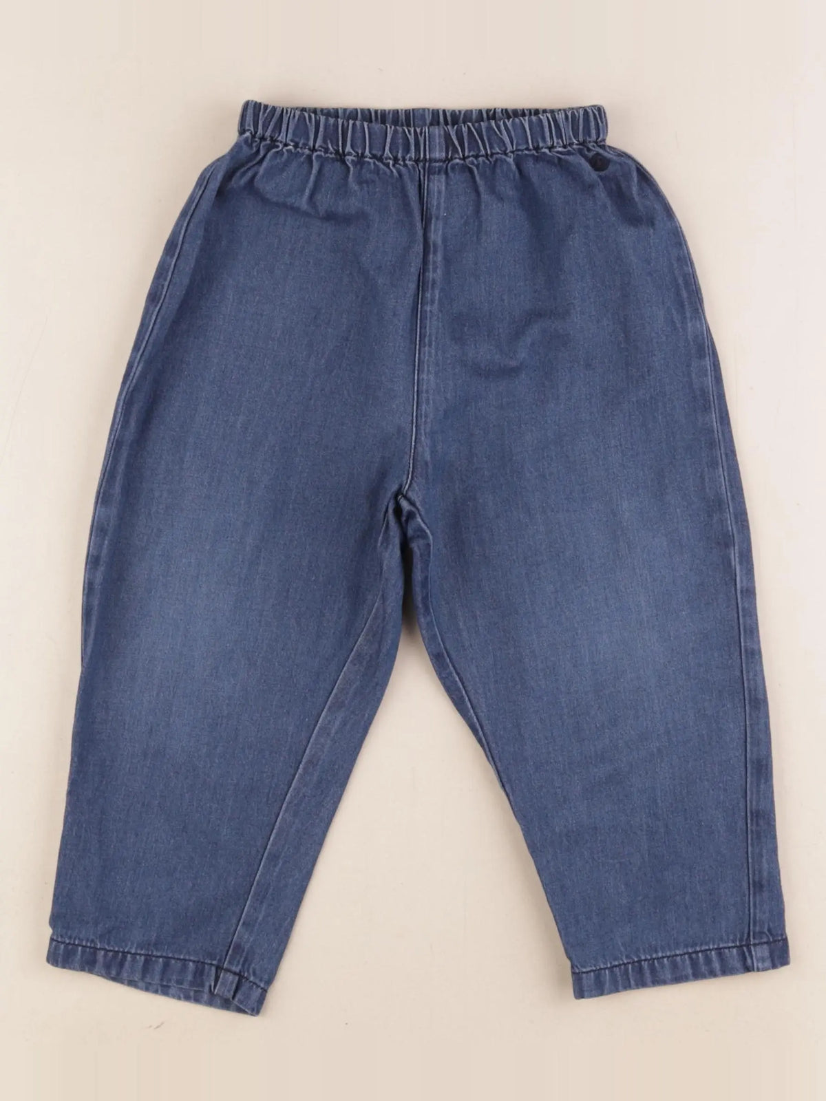 Petit Bateau - pantalon bleu - 36 mois