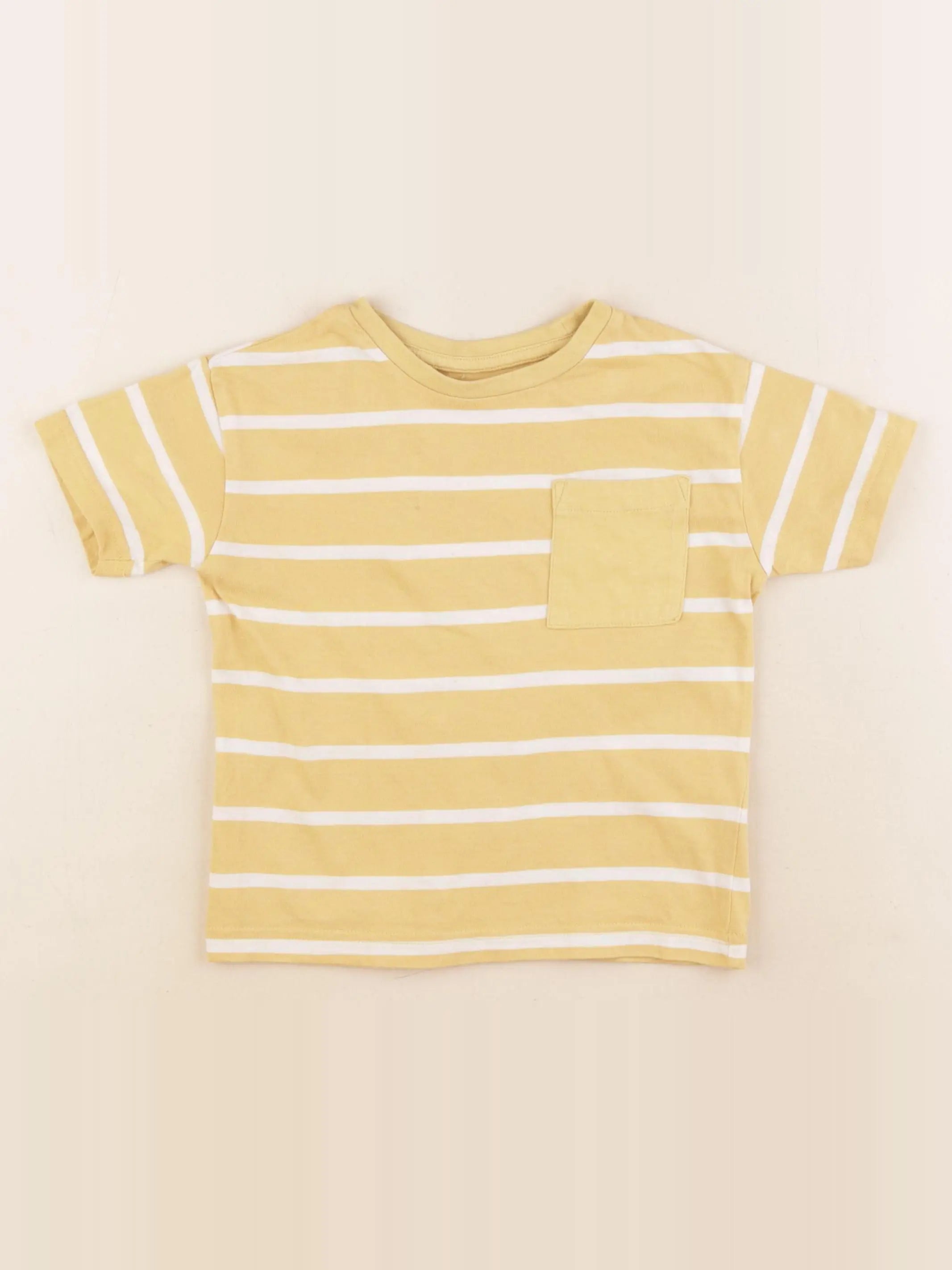 Vertbaudet - tee-shirt jaune - 3 ans