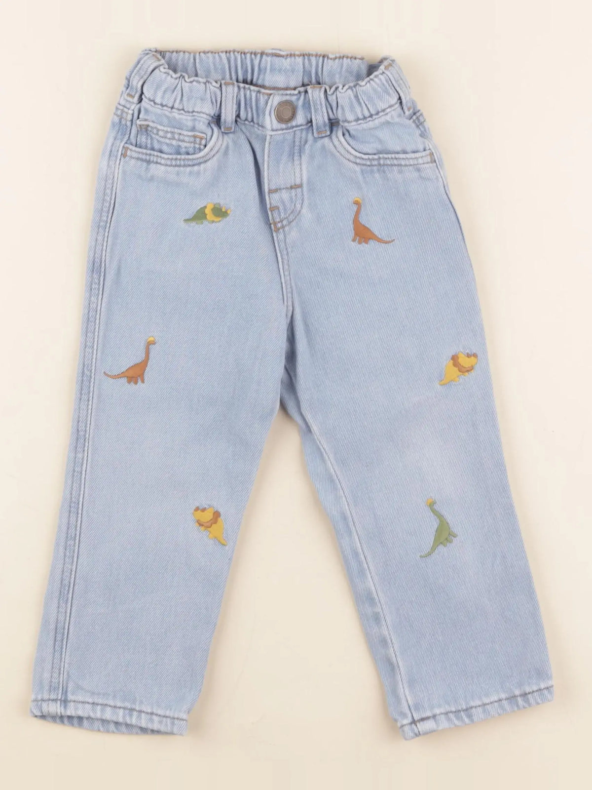 H&M - jean bleu - 12/18 mois