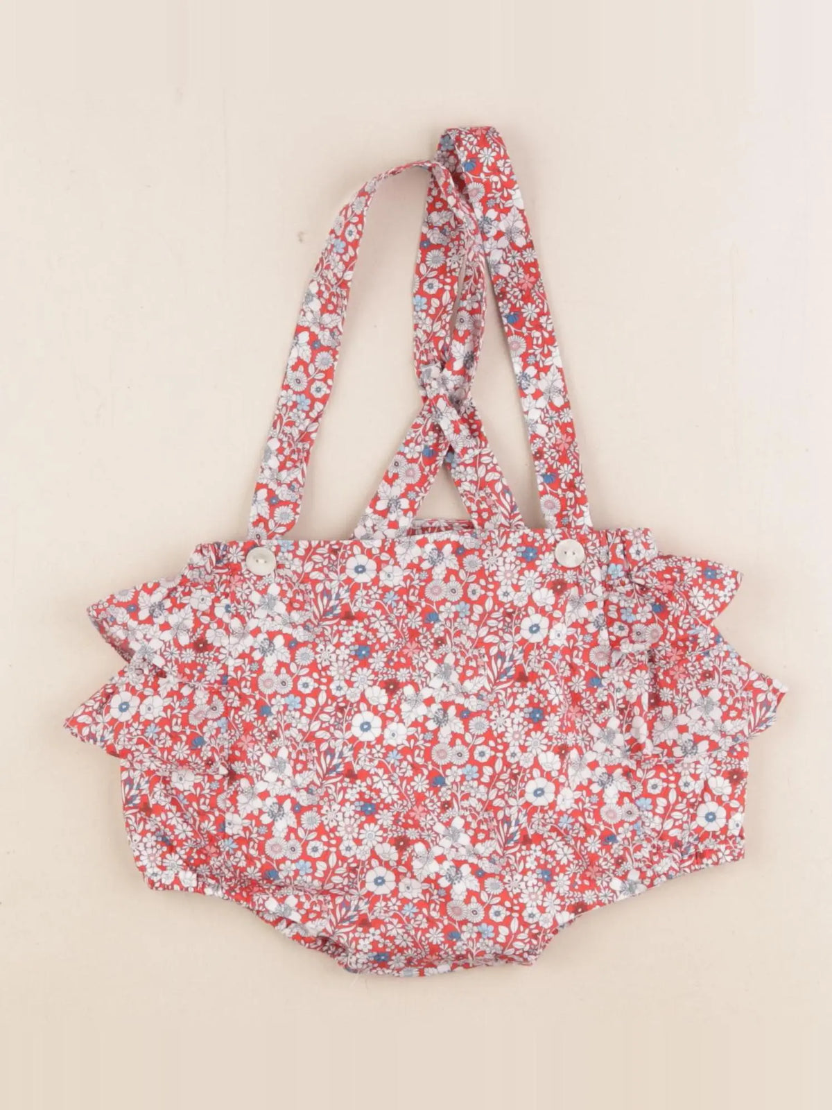 Jacadi - bloomer liberty rouge - 18 mois
