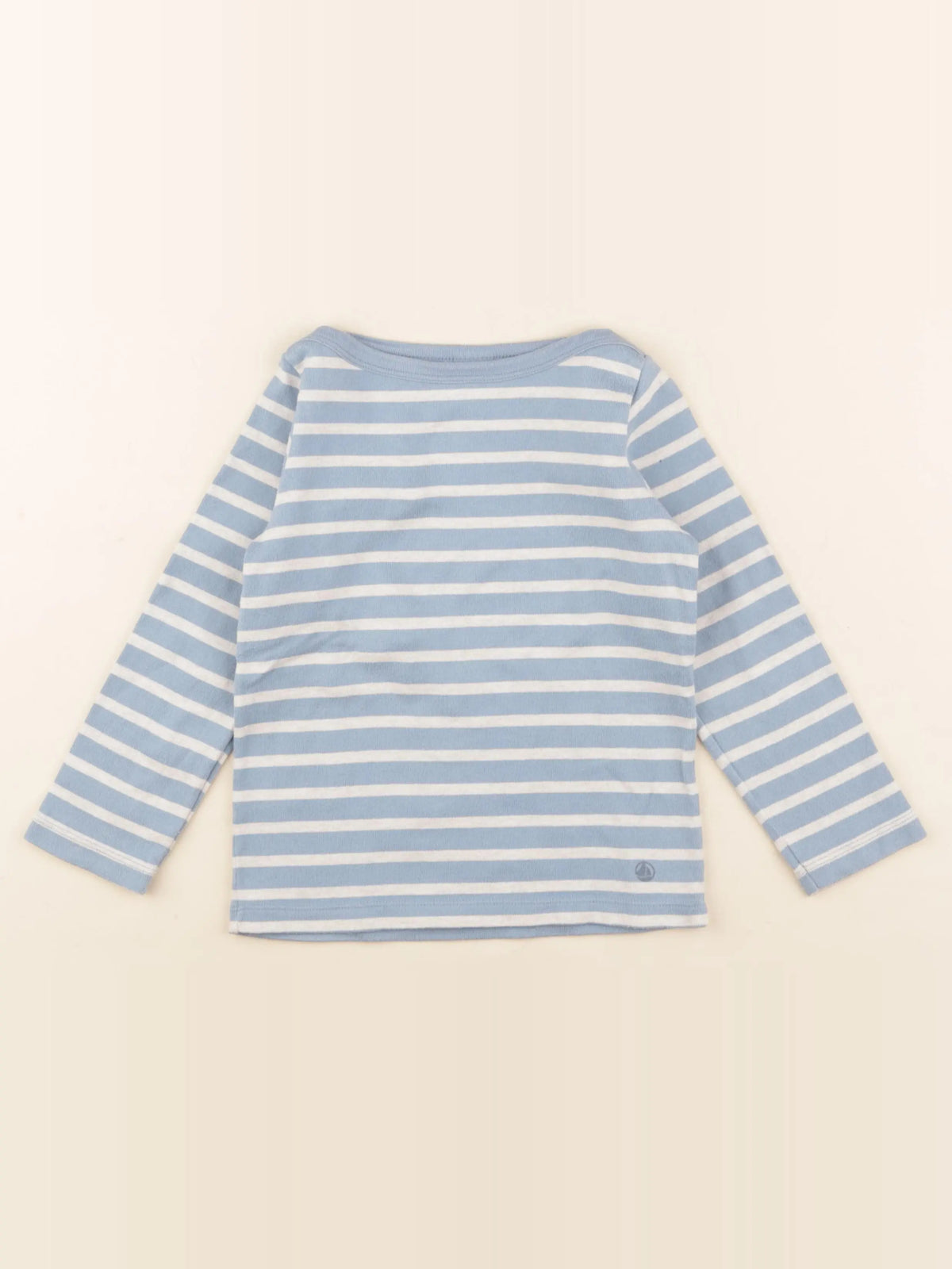 Petit Bateau - tee-shirt bleu - 5 ans