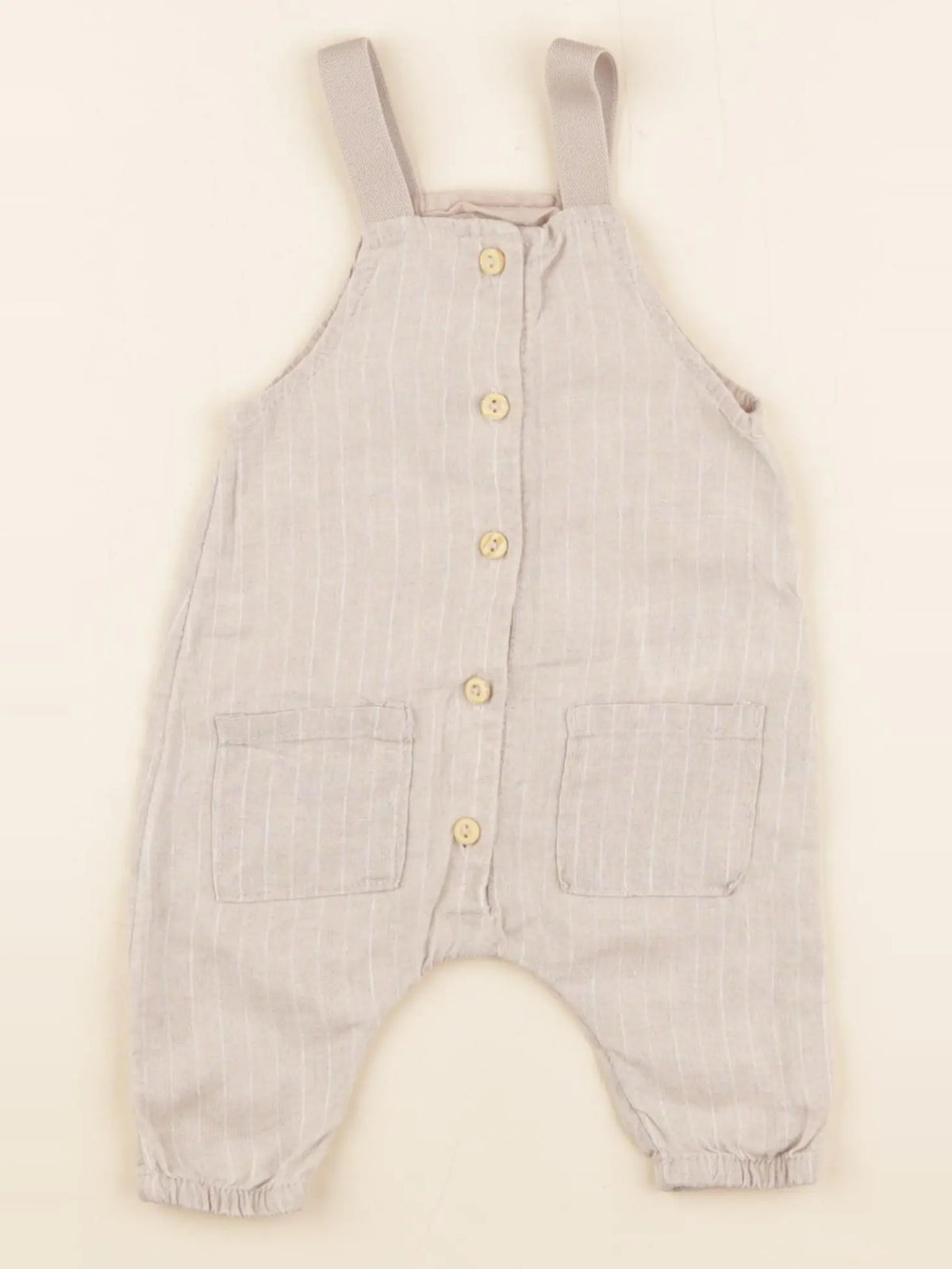 H&M - combinaison beige - 1/2 mois