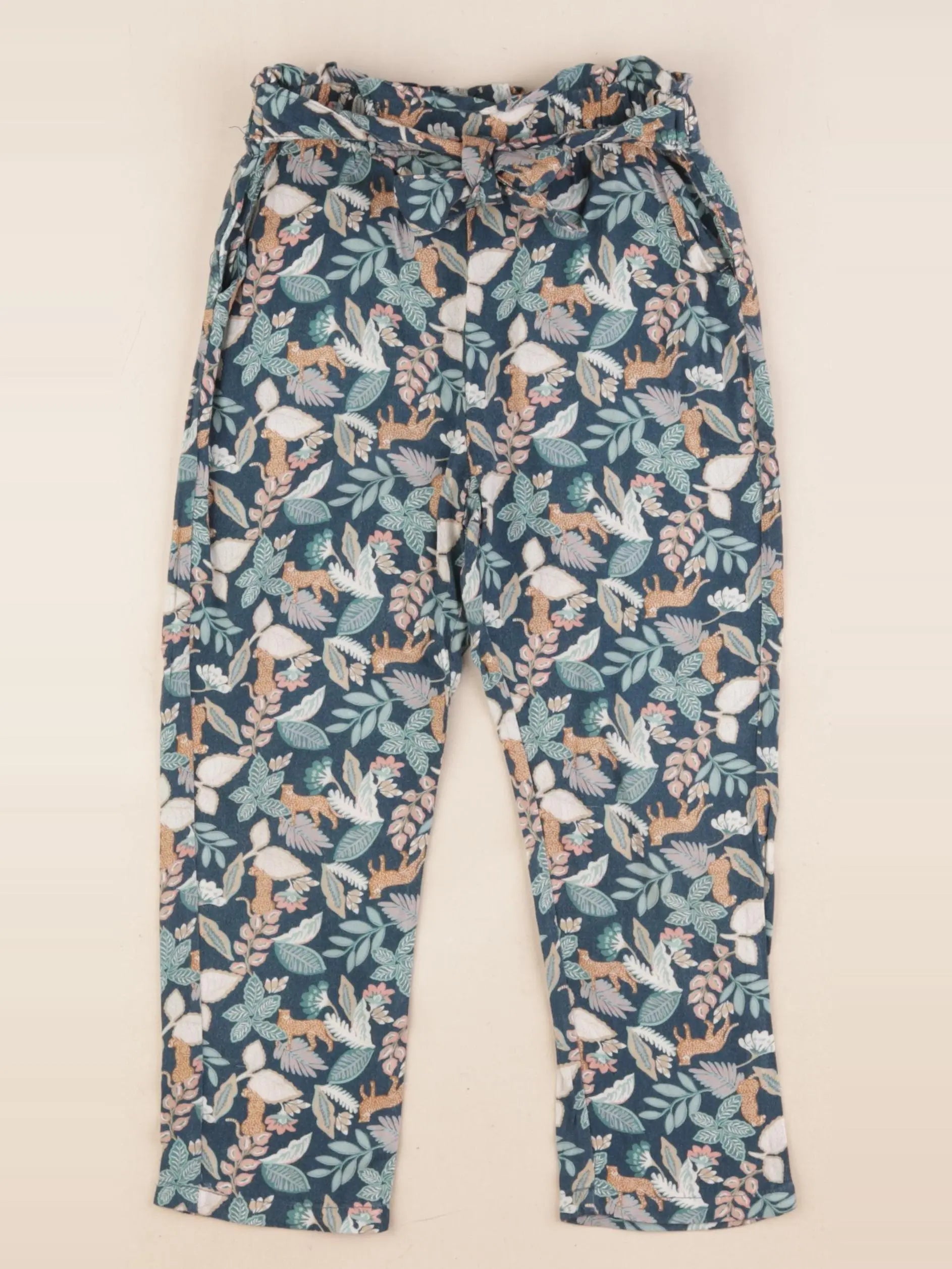 Vertbaudet - pantalon vert - 5 ans