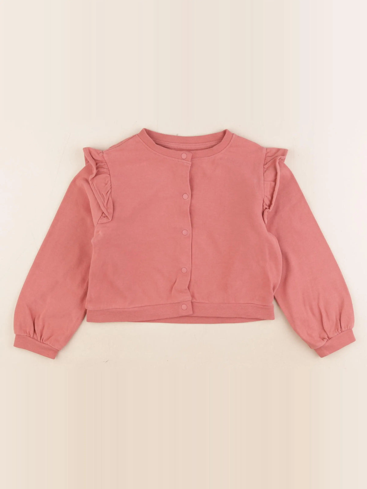 Vertbaudet - sweat rose - 5 ans