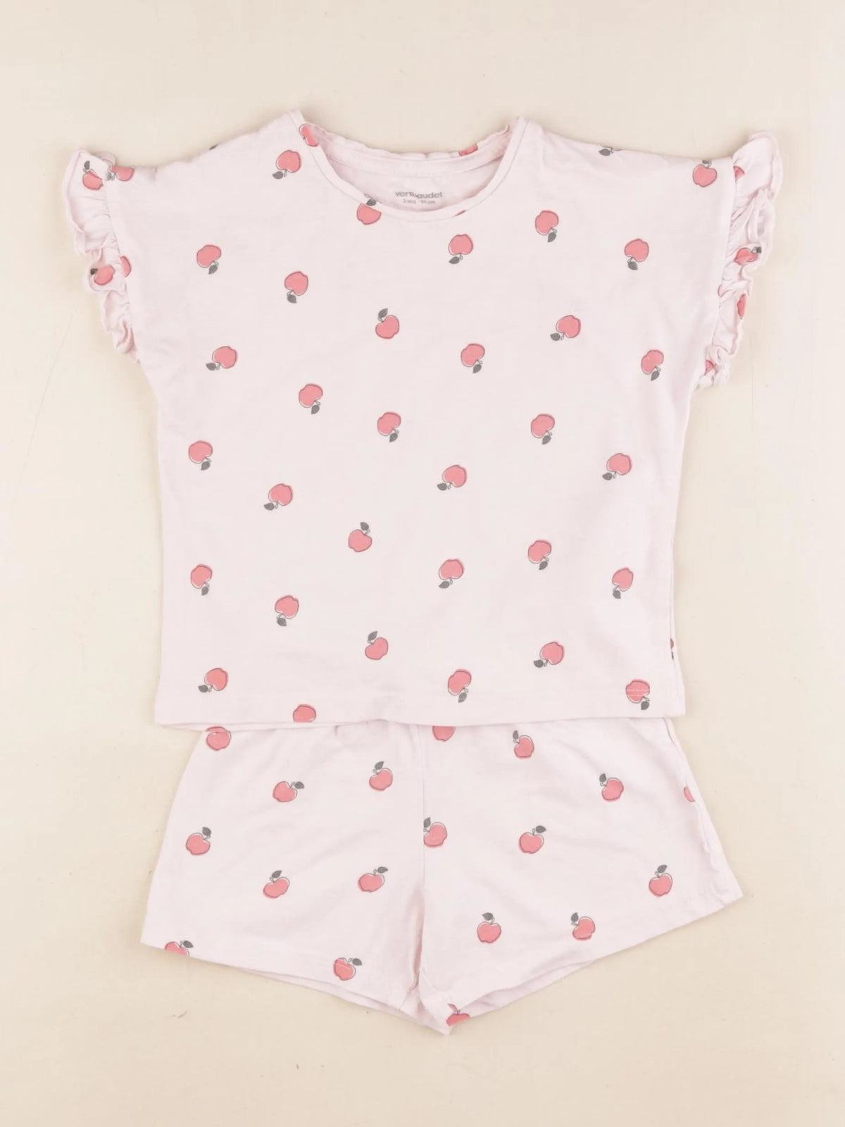 Vertbaudet - pyjama coton rose - 3 ans