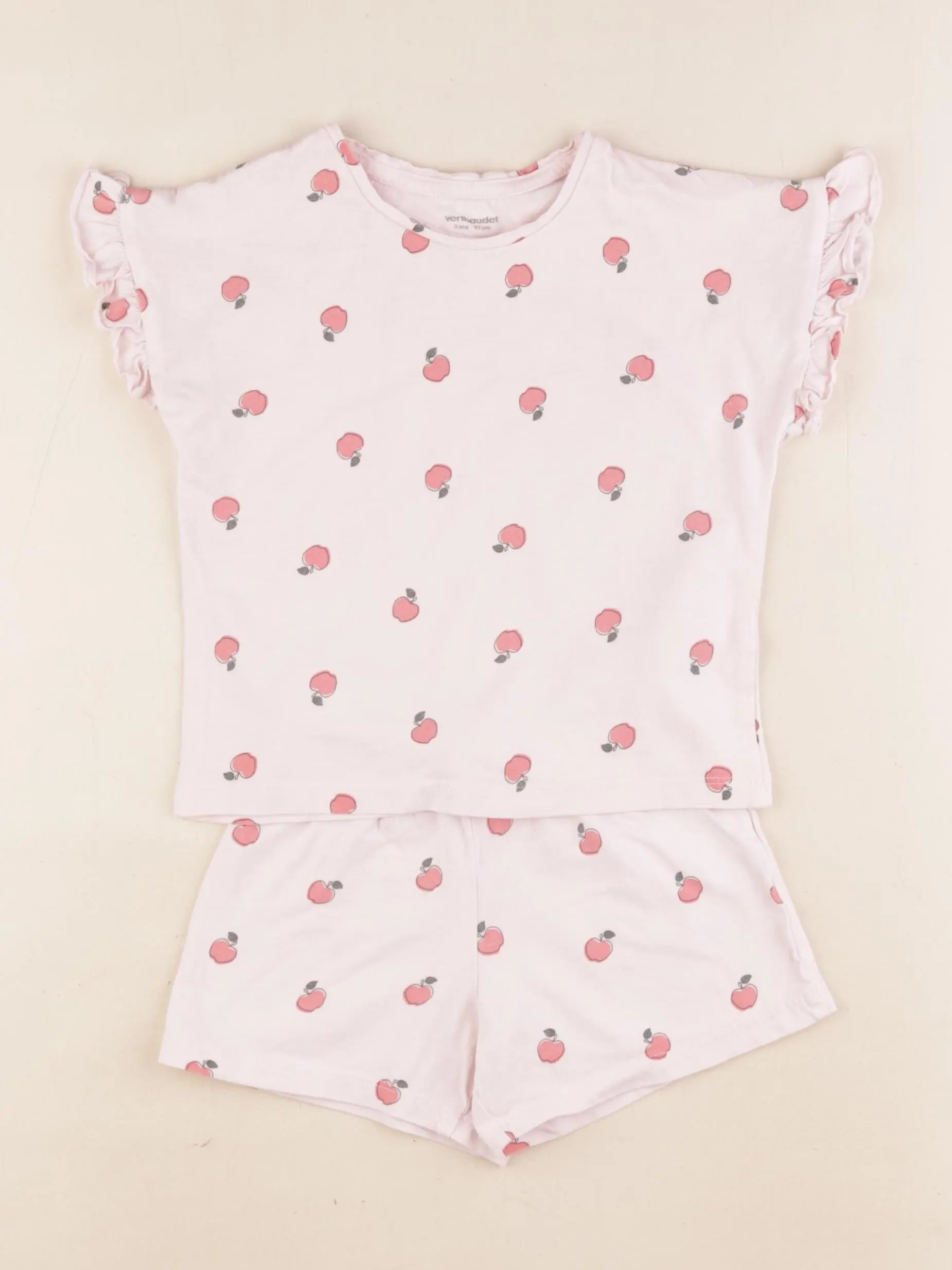 Vertbaudet - pyjama coton rose - 3 ans