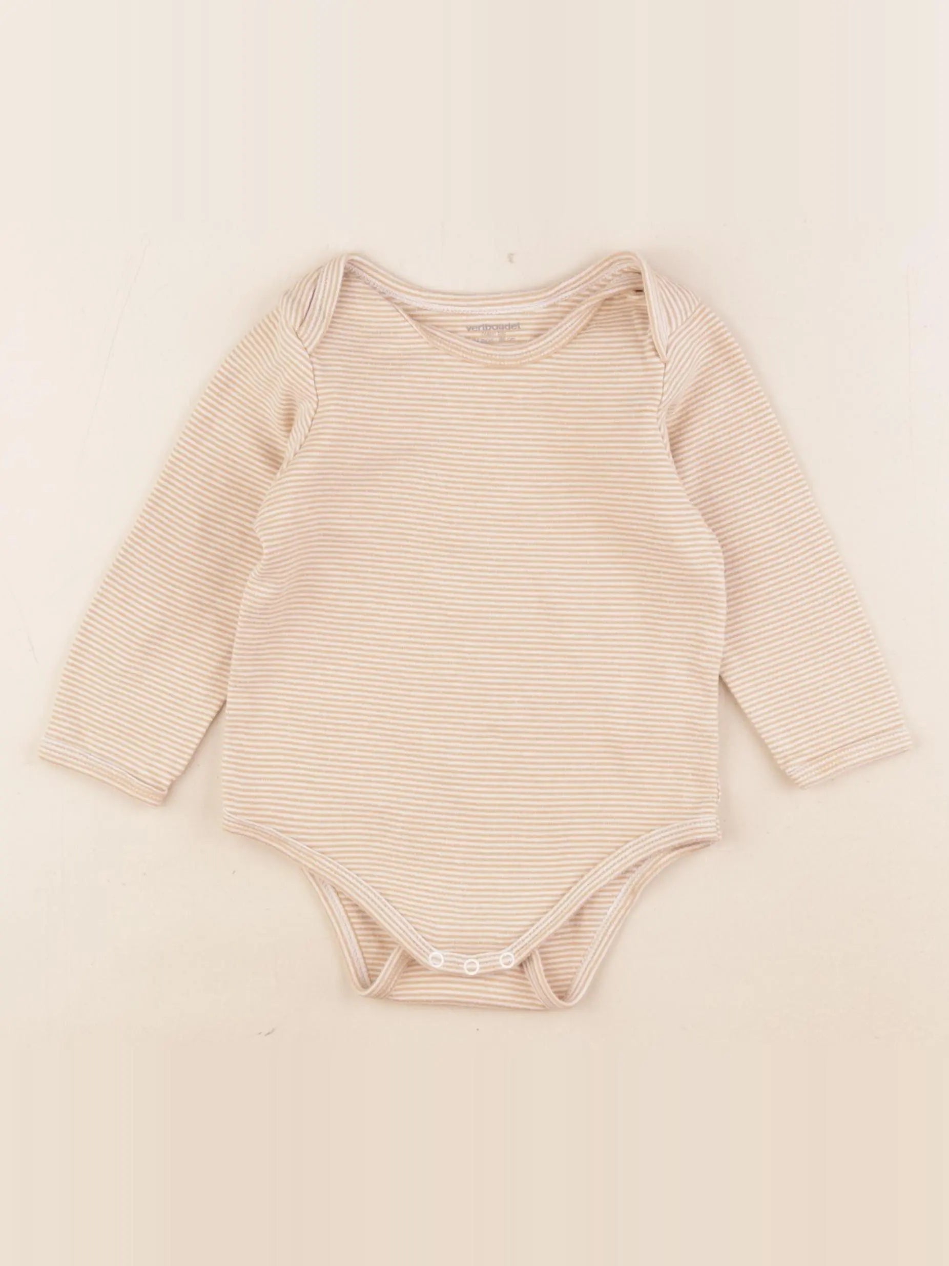 Vertbaudet - body marron - 24 mois