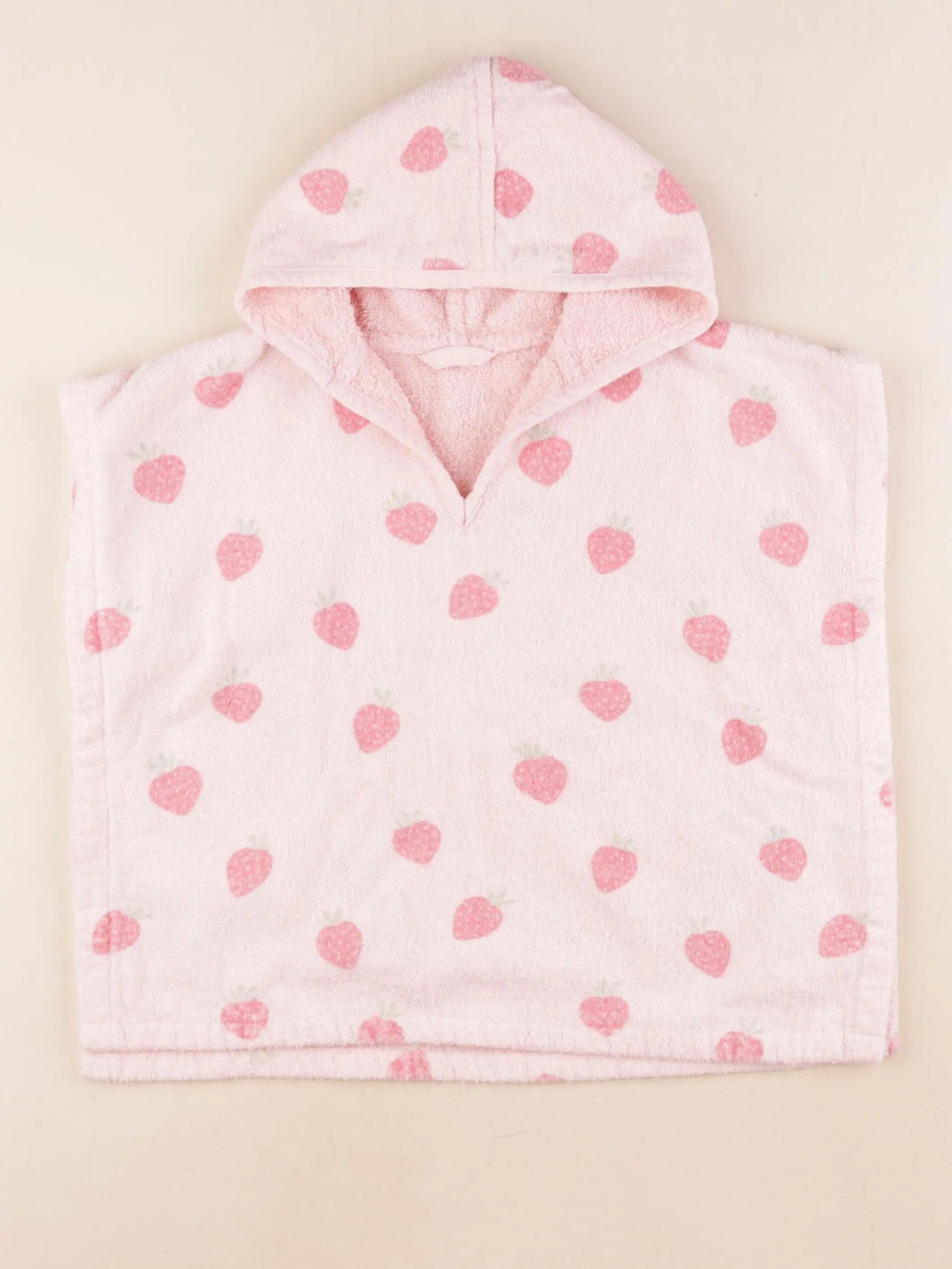 Vertbaudet - cape de bain rose - 18 mois