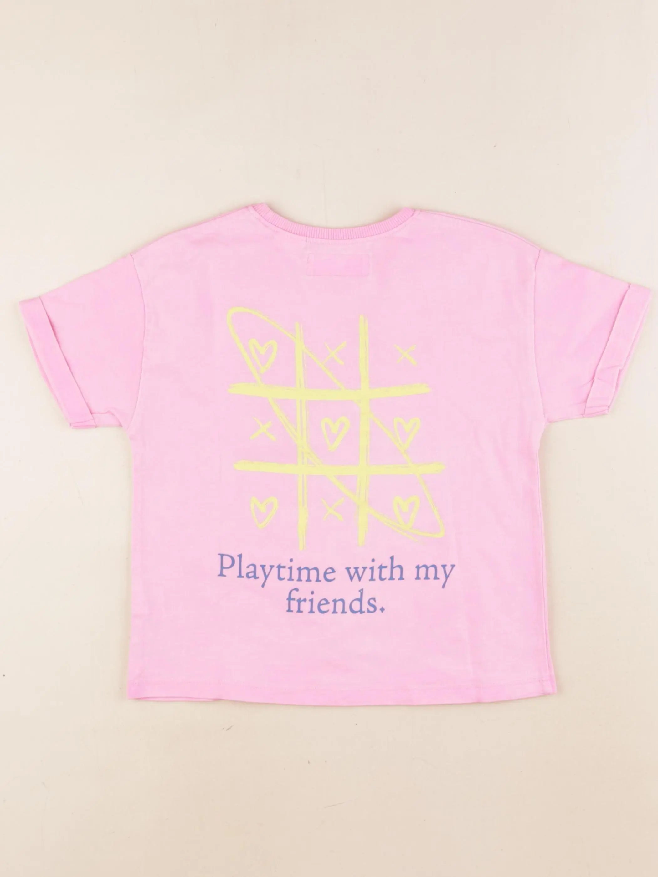 Zara - tee-shirt imprimé au dos rose - 5 ans