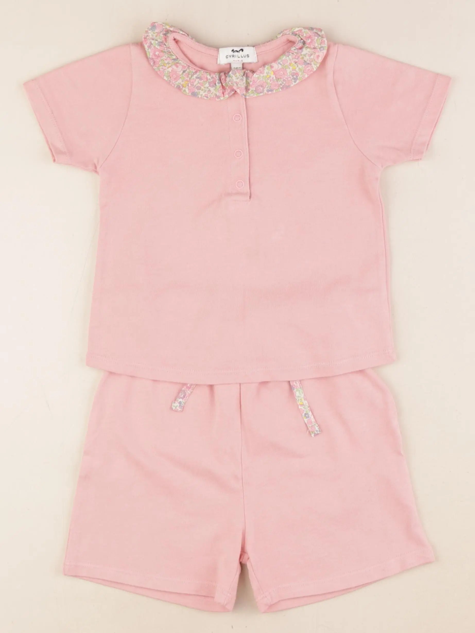 Cyrillus - pyjama coton rose - 36 mois
