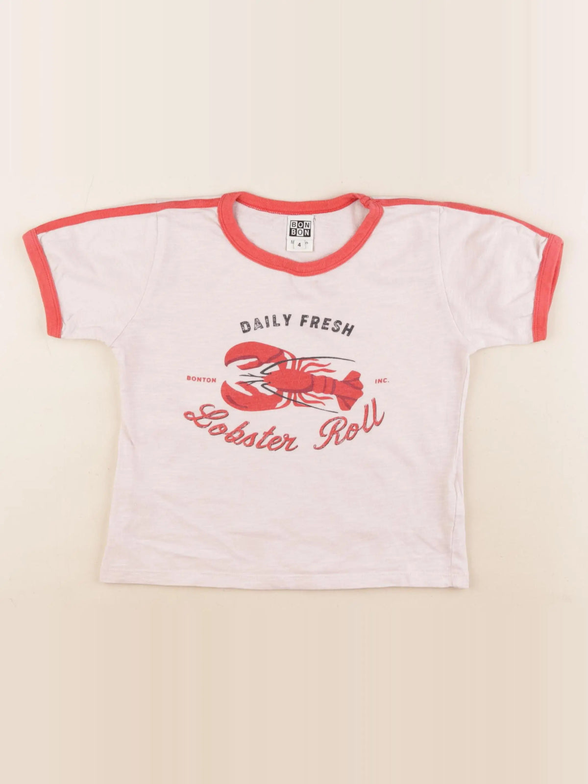 Bonton - tee-shirt rose - 4 ans
