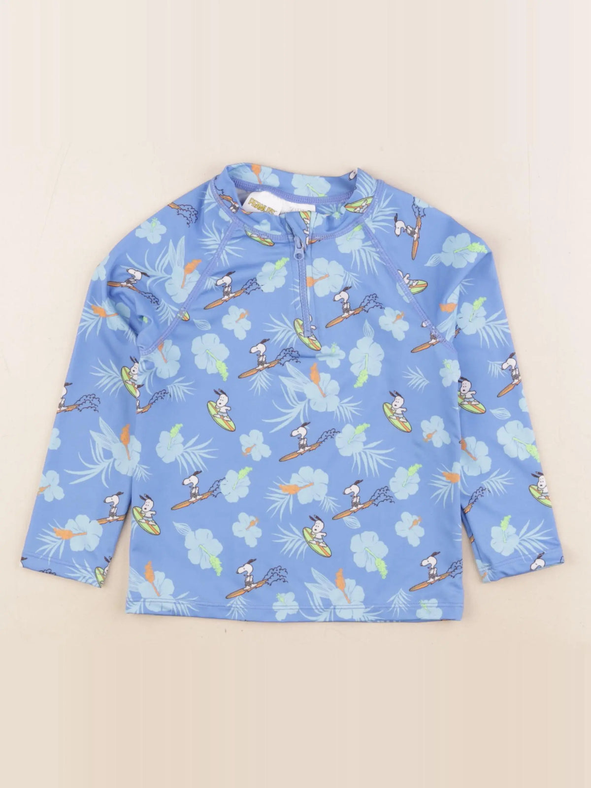 Zara - tee-shirt de bain bleu - 4/5 ans