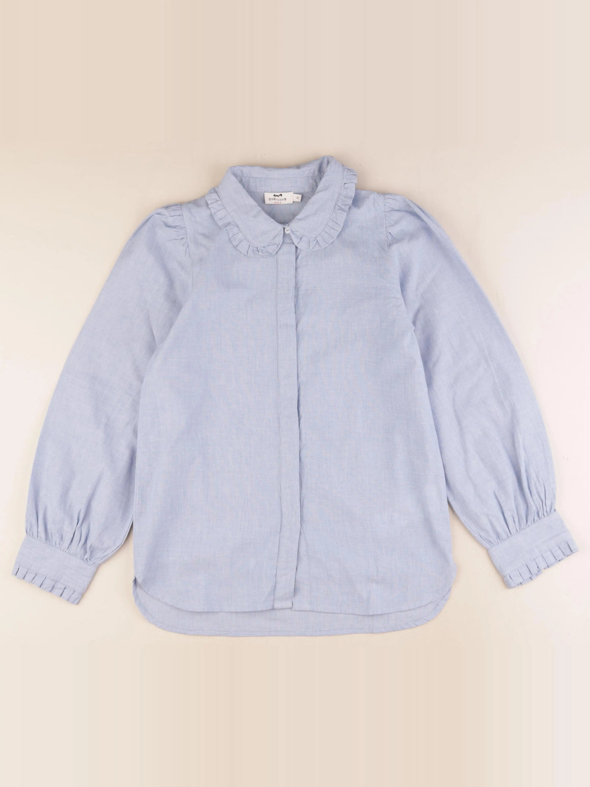 Cyrillus - blouse bleu - 12 ans