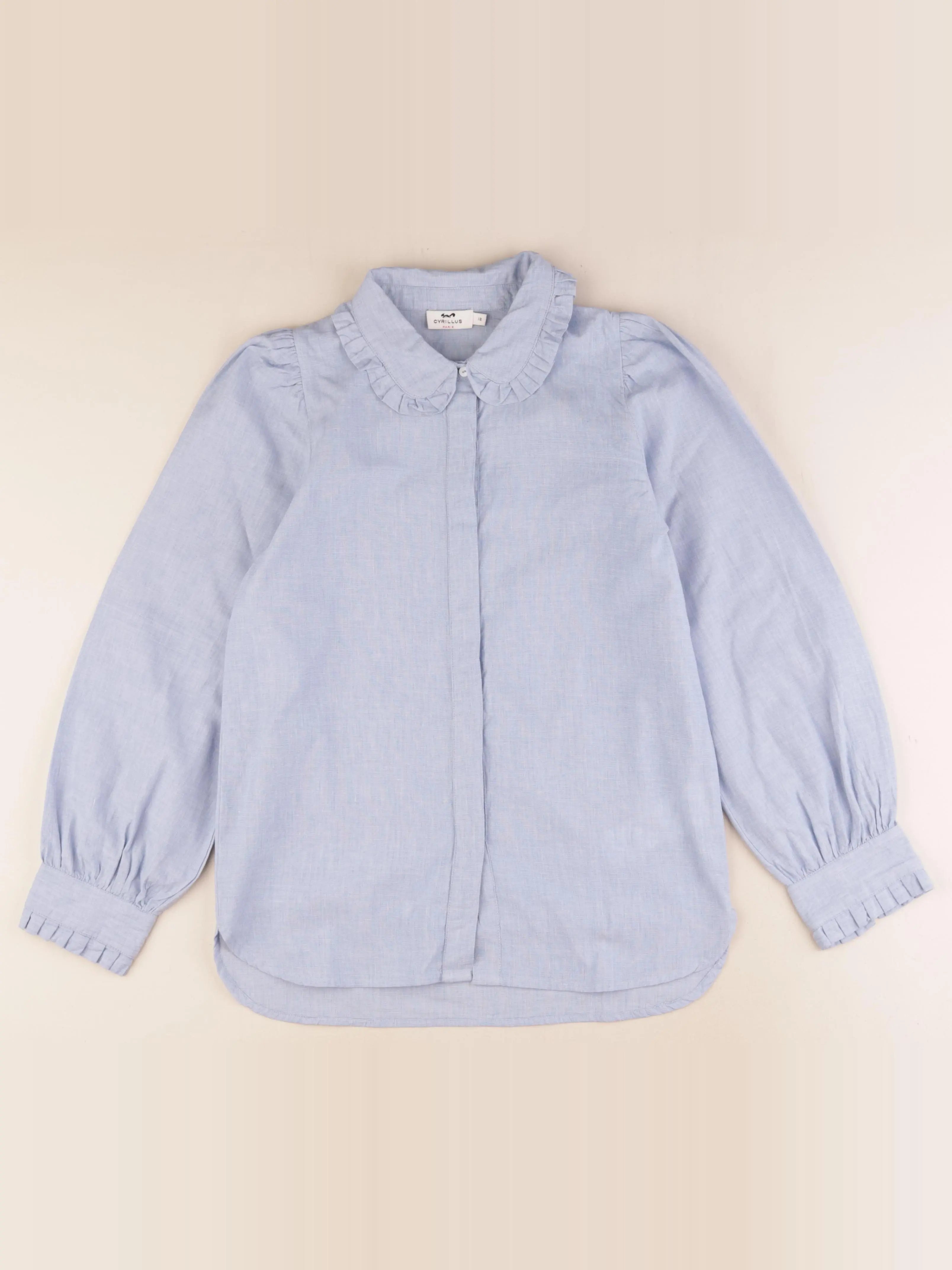 Cyrillus - blouse bleu - 12 ans