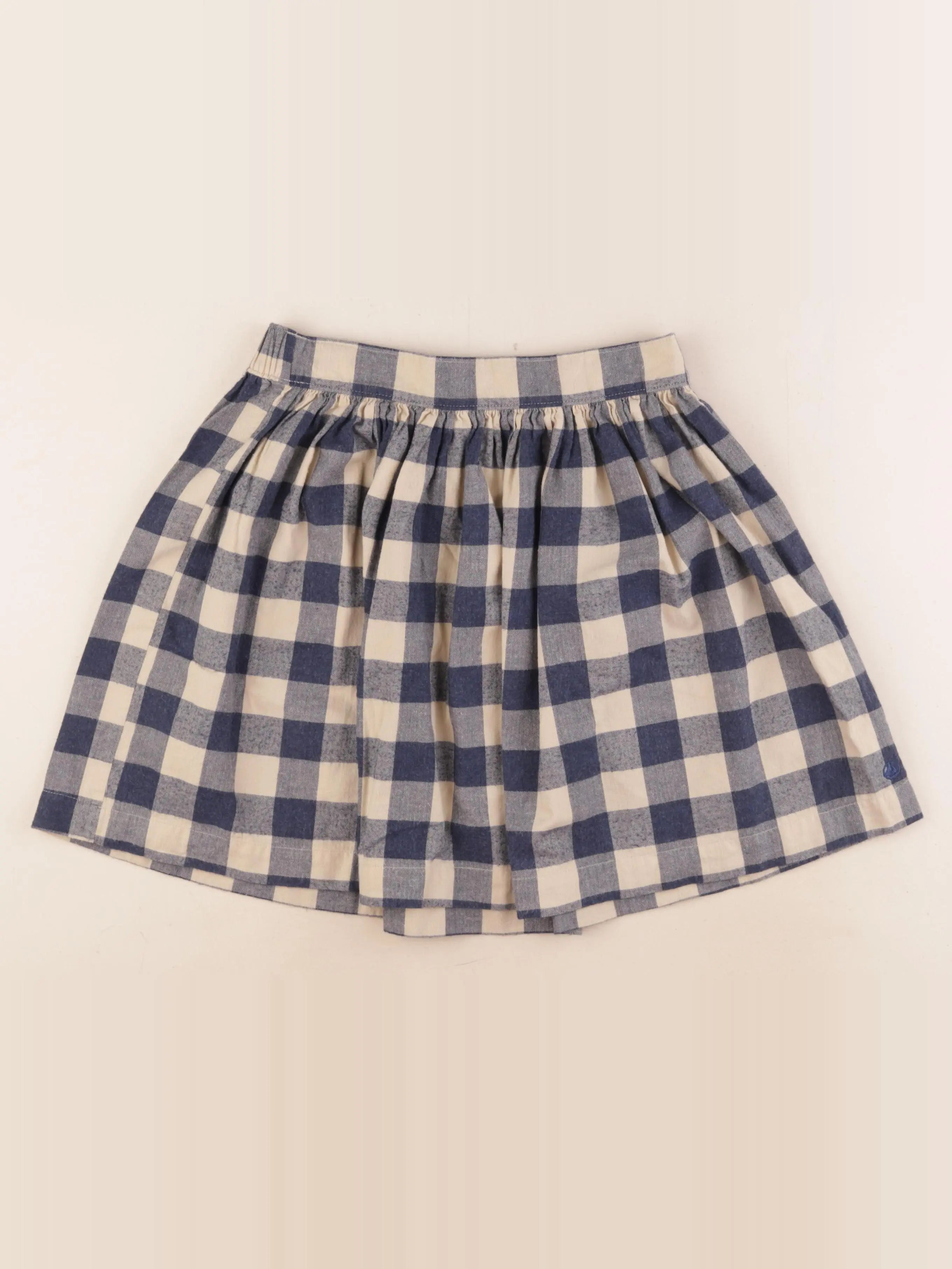 Petit Bateau - jupe beige, bleu - 12 ans