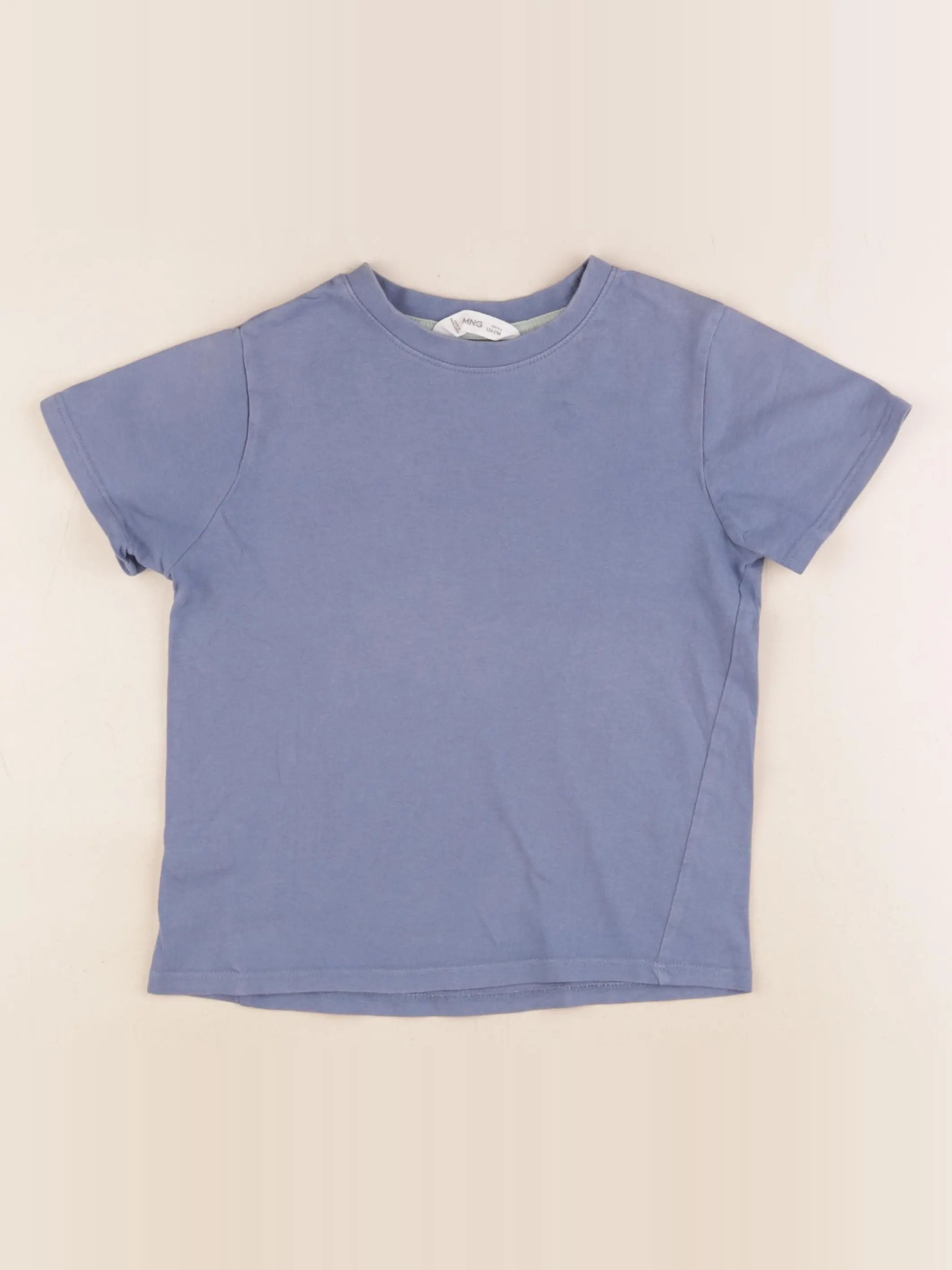 Mango - tee-shirt bleu - 5/6 ans