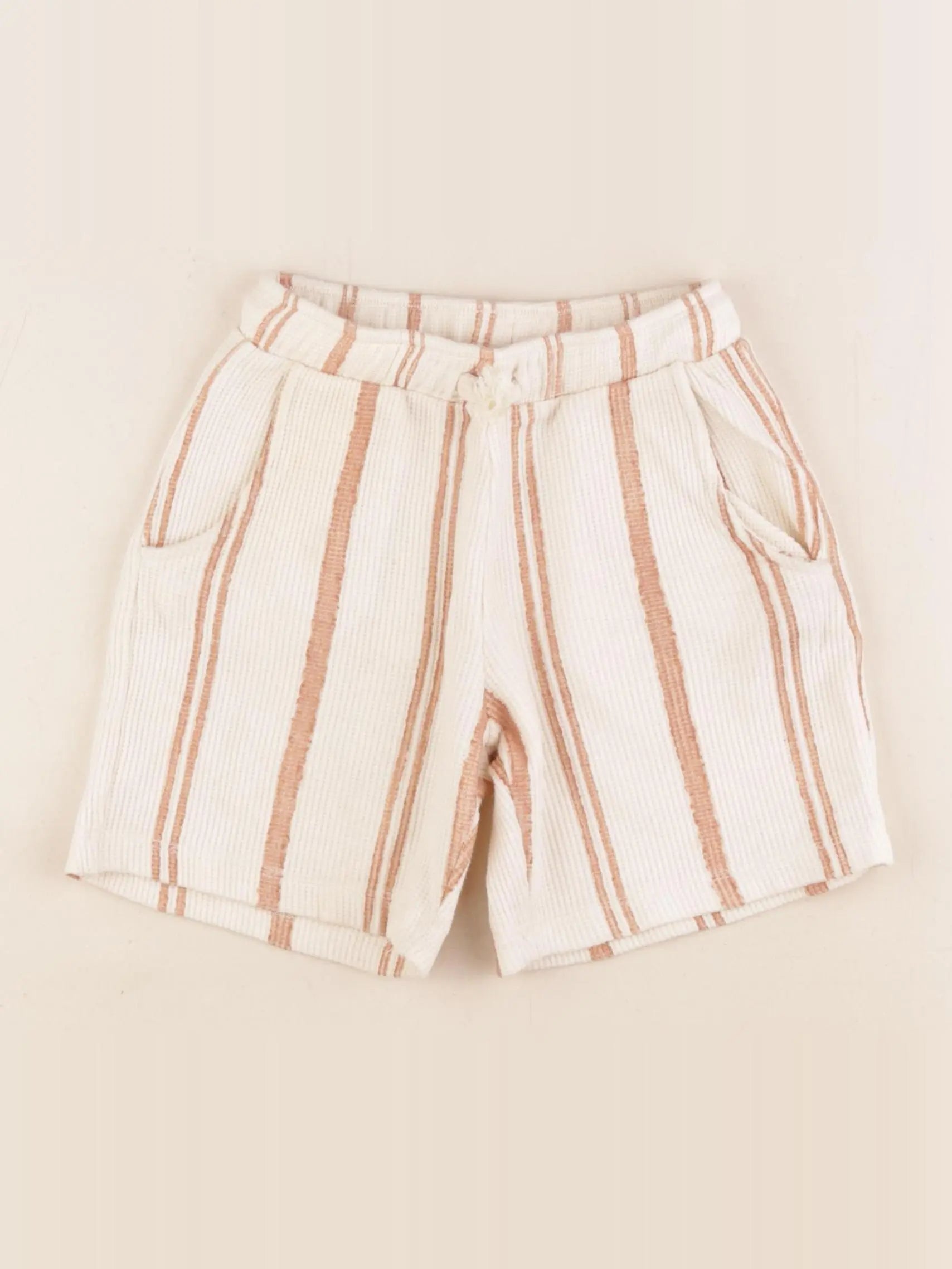 Zara - short beige, marron - 5/6 ans