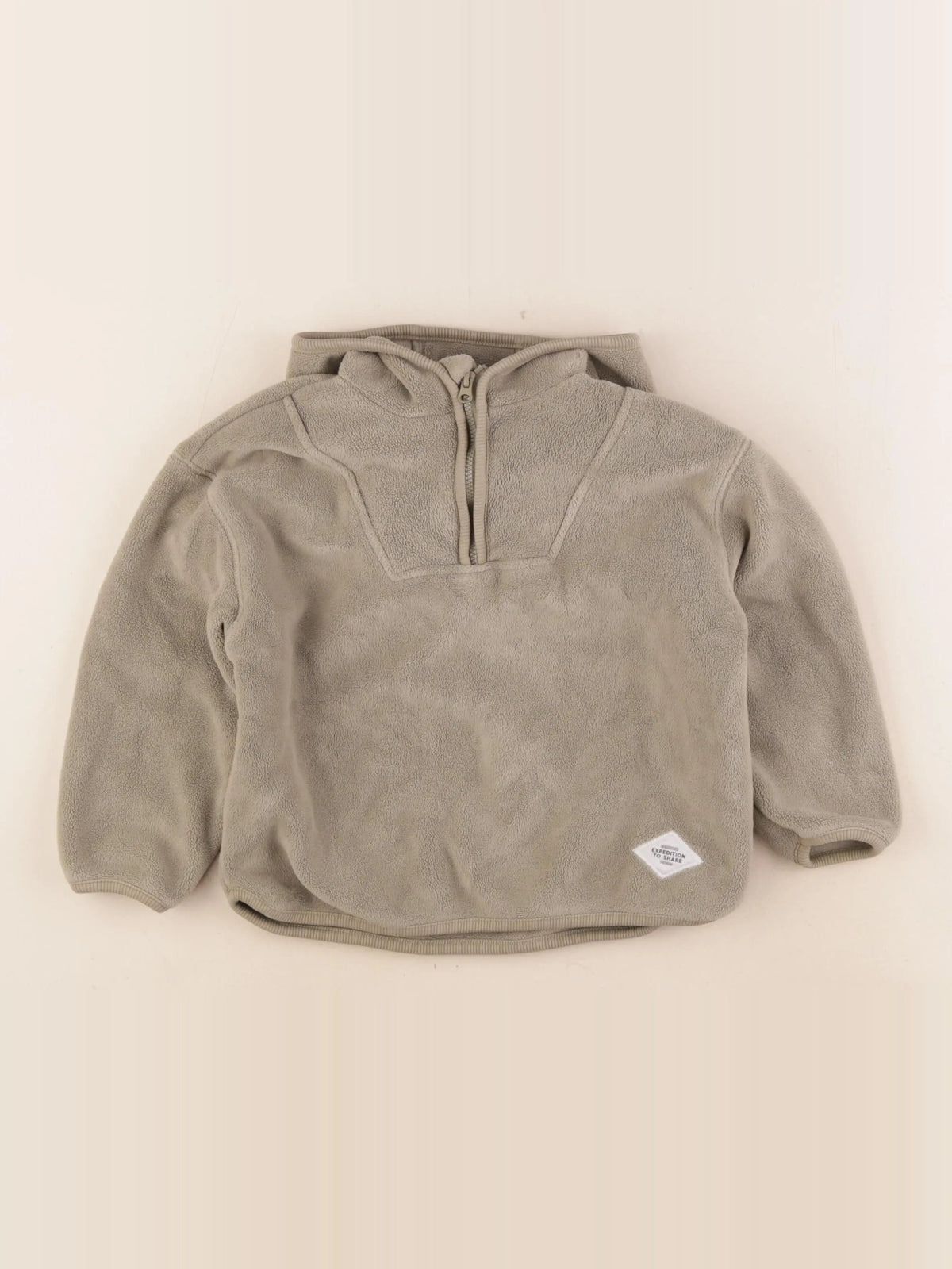 Zara - sweat vert - 3/4 ans