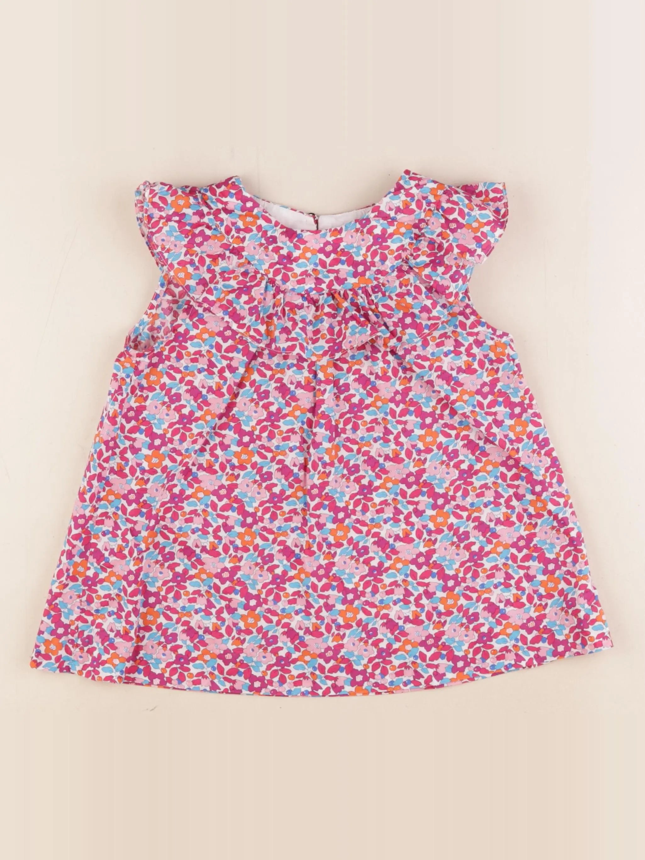 Jacadi - blouse liberty rose - 8 ans