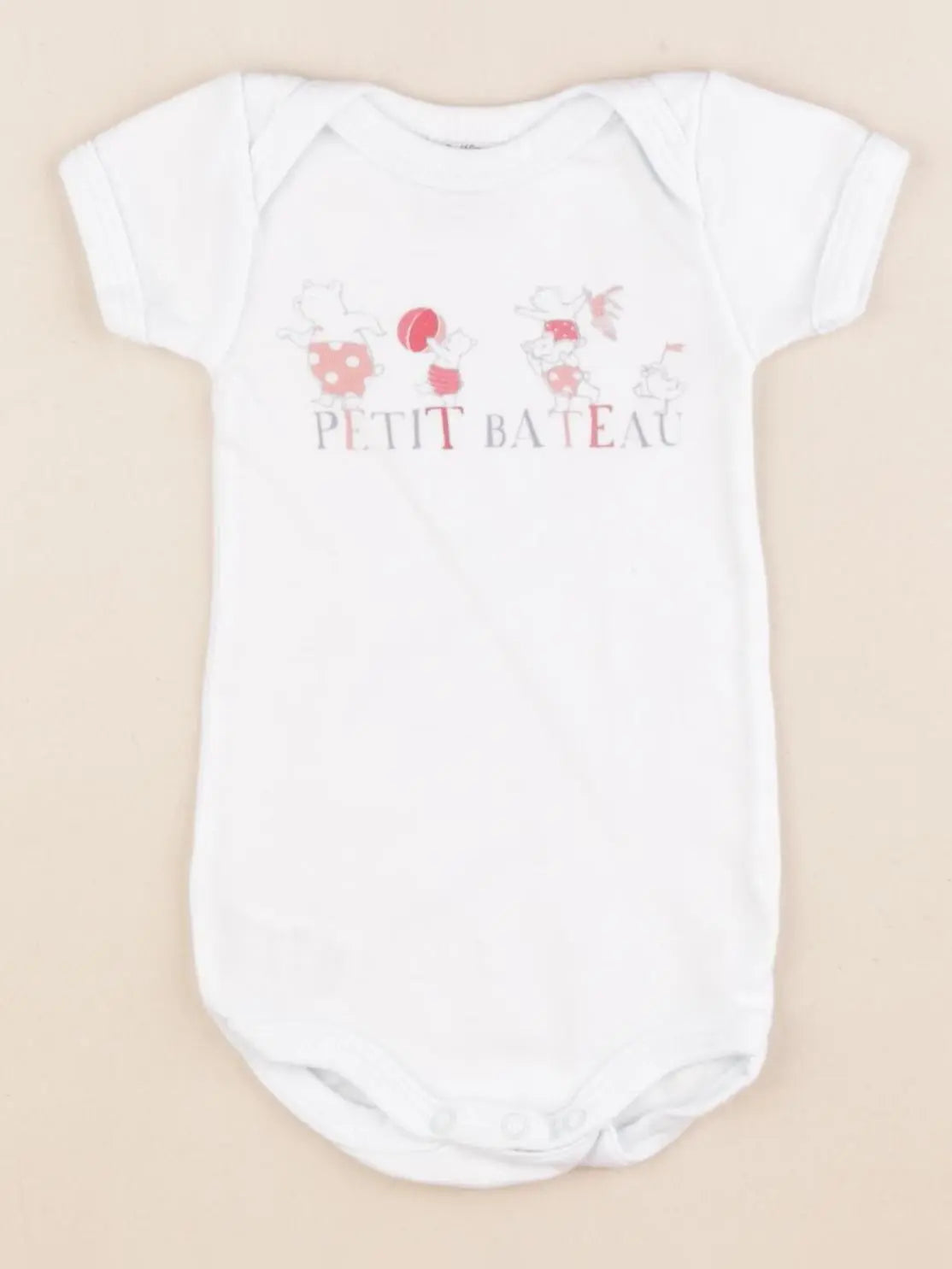 Petit Bateau - body bleu - 3 mois