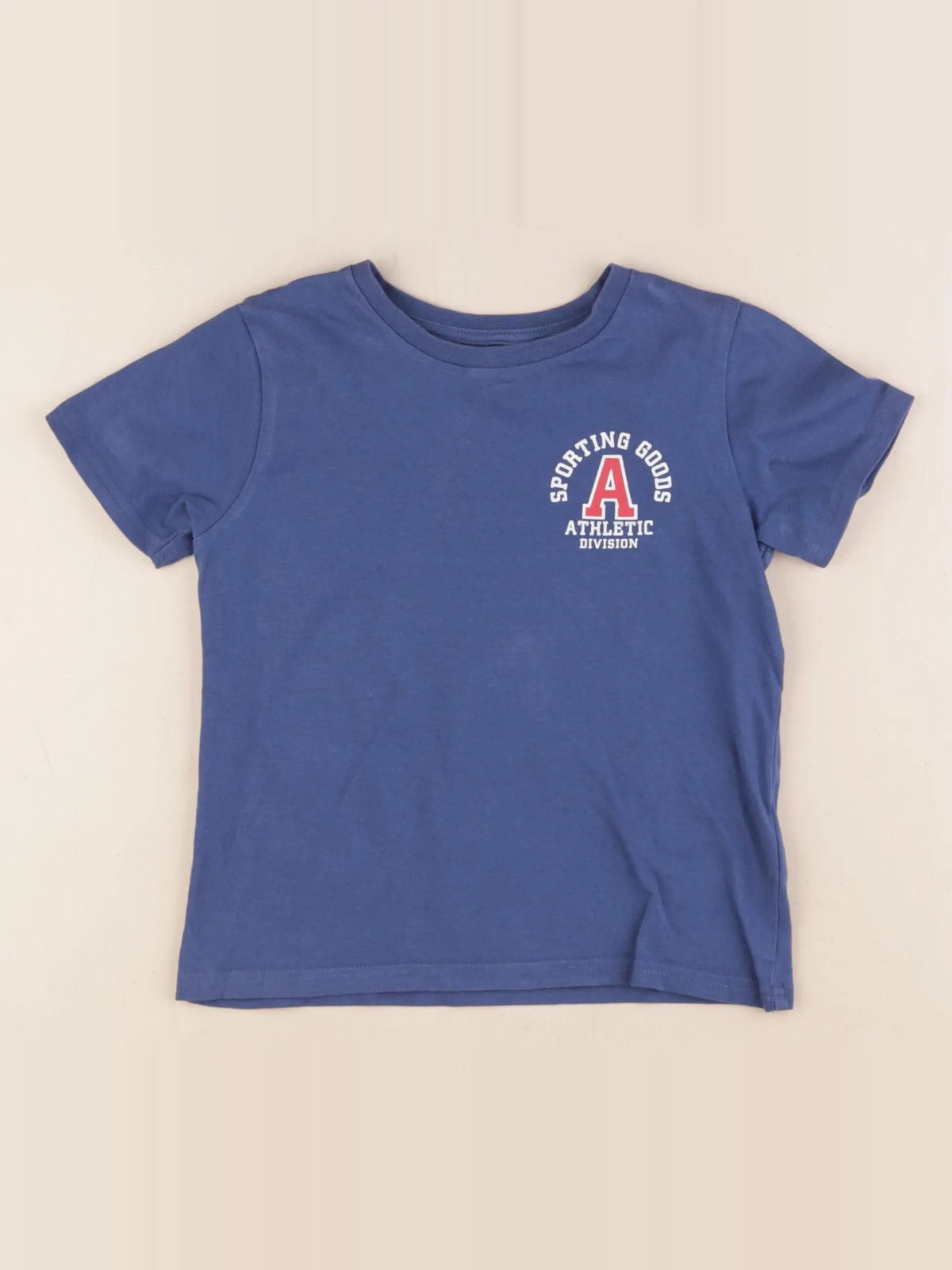 Vertbaudet - tee-shirt bleu - 5 ans