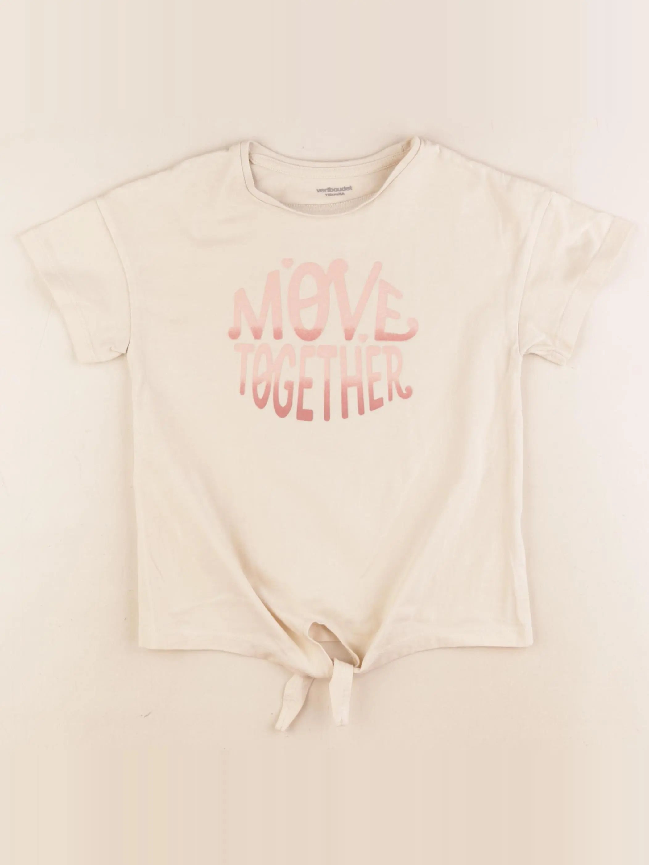 Vertbaudet - tee-shirt jaune - 6 ans