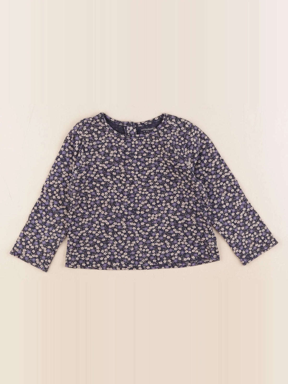 Vertbaudet - tee-shirt violet - 2 ans