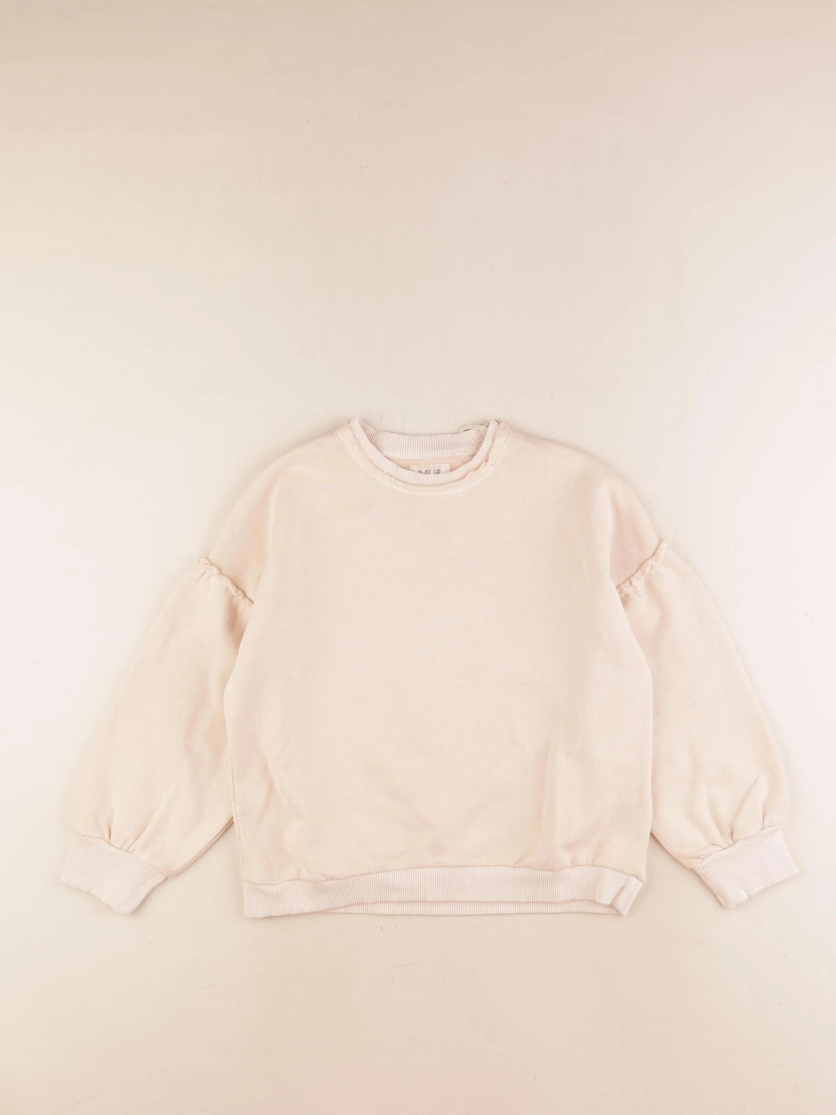 Play Up - sweat beige - 6 ans