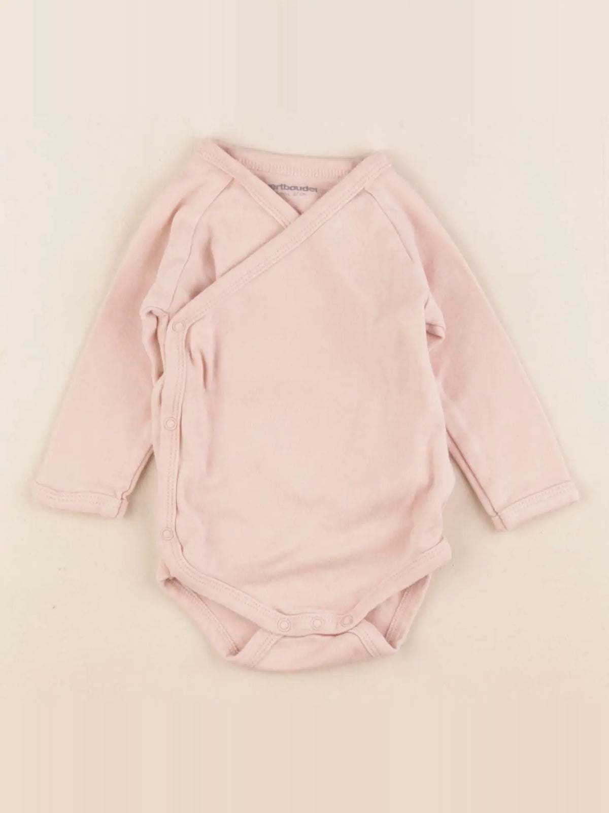 Vertbaudet - body rose - 6 mois