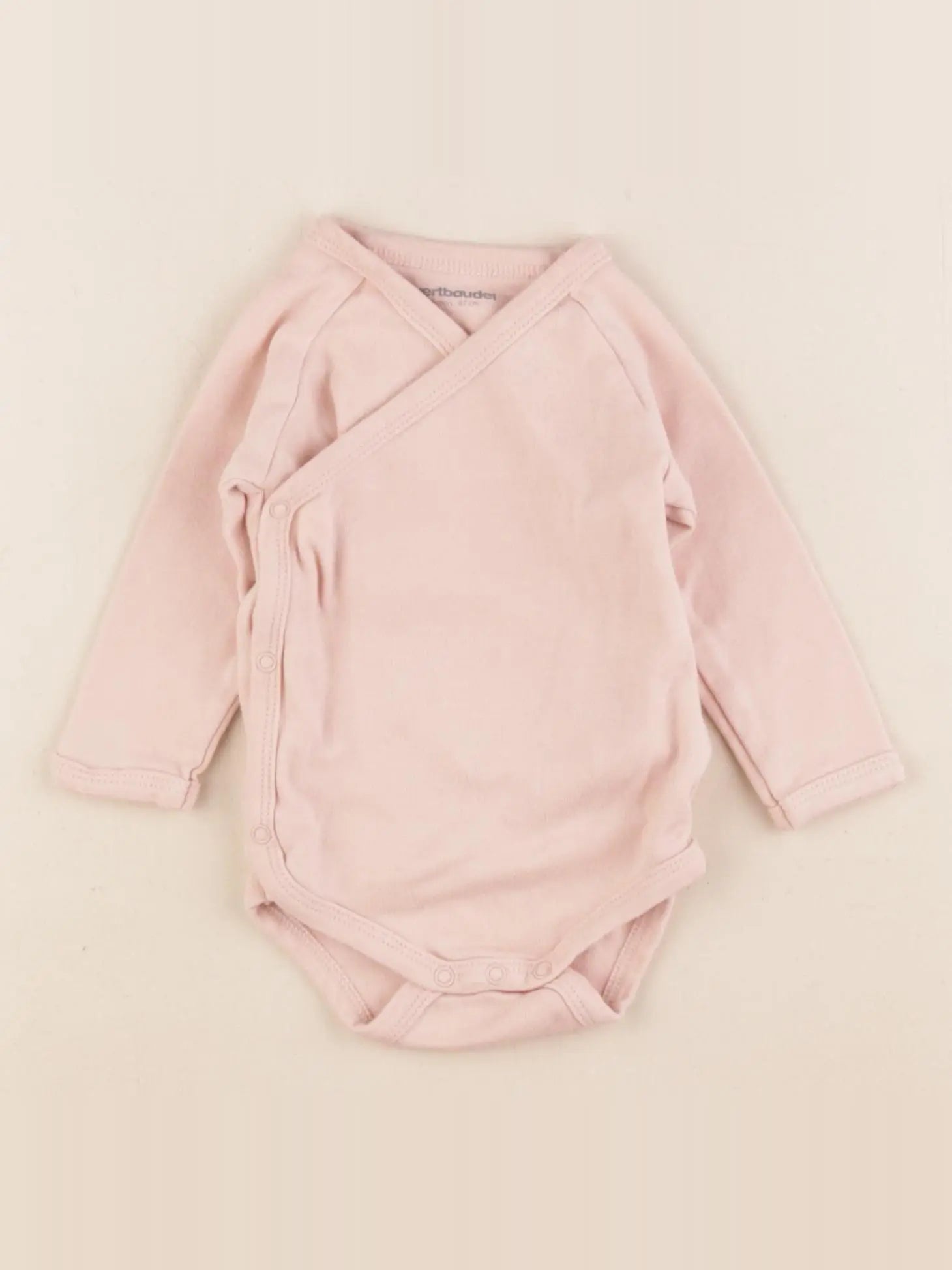Vertbaudet - body rose - 6 mois