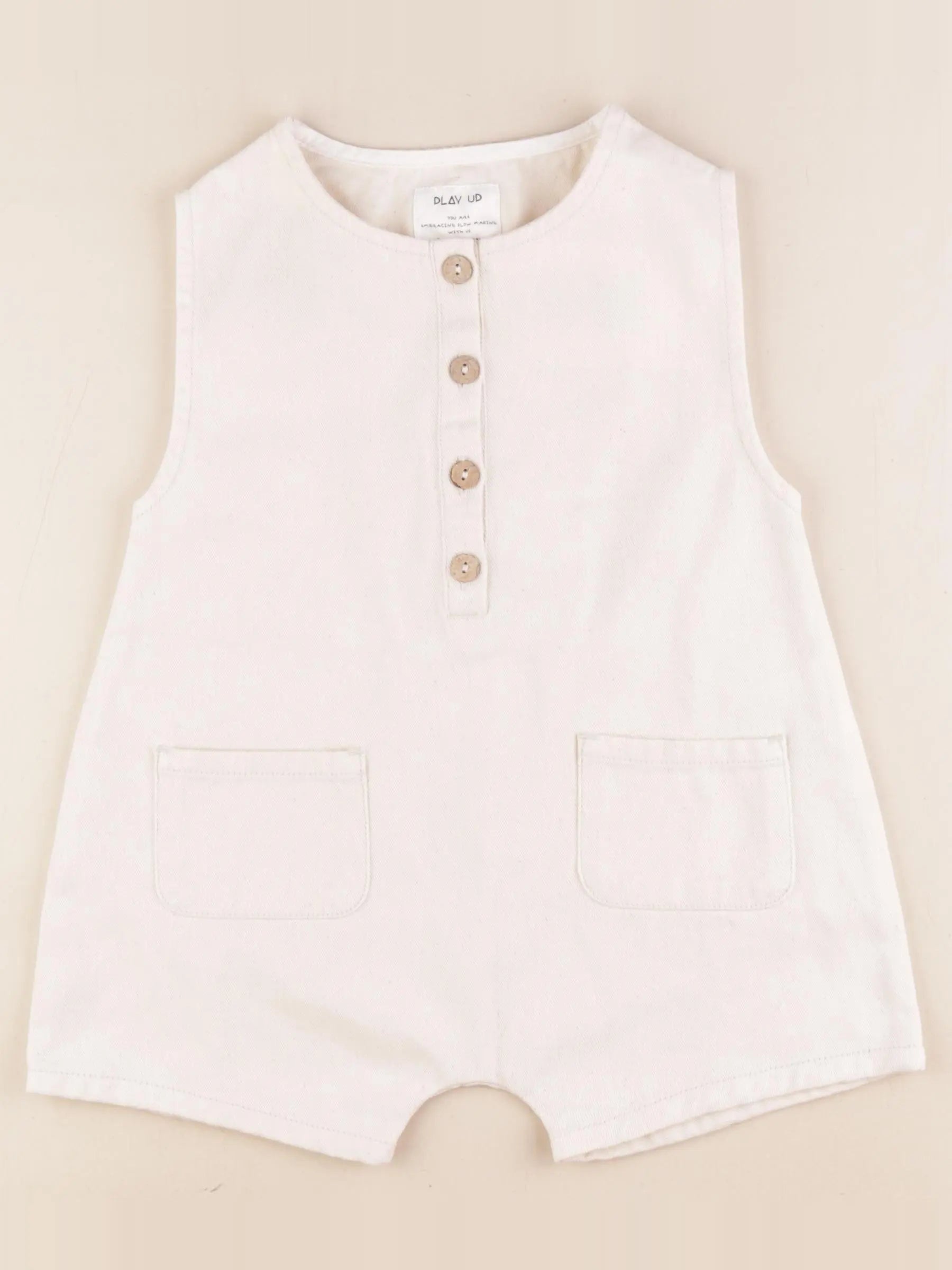 Play Up - combinaison beige - 24 mois