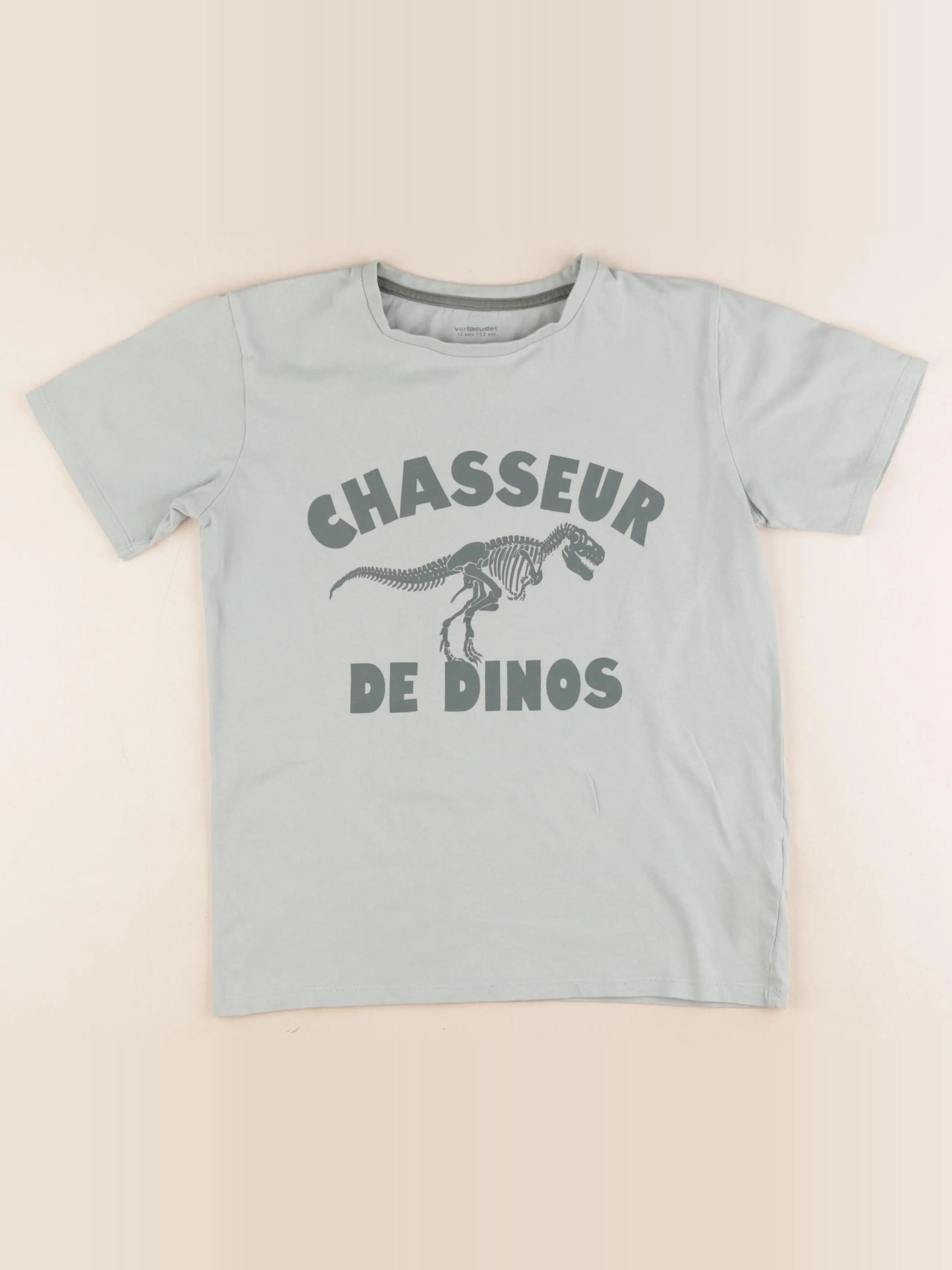 Vertbaudet - tee-shirt vert - 12 ans