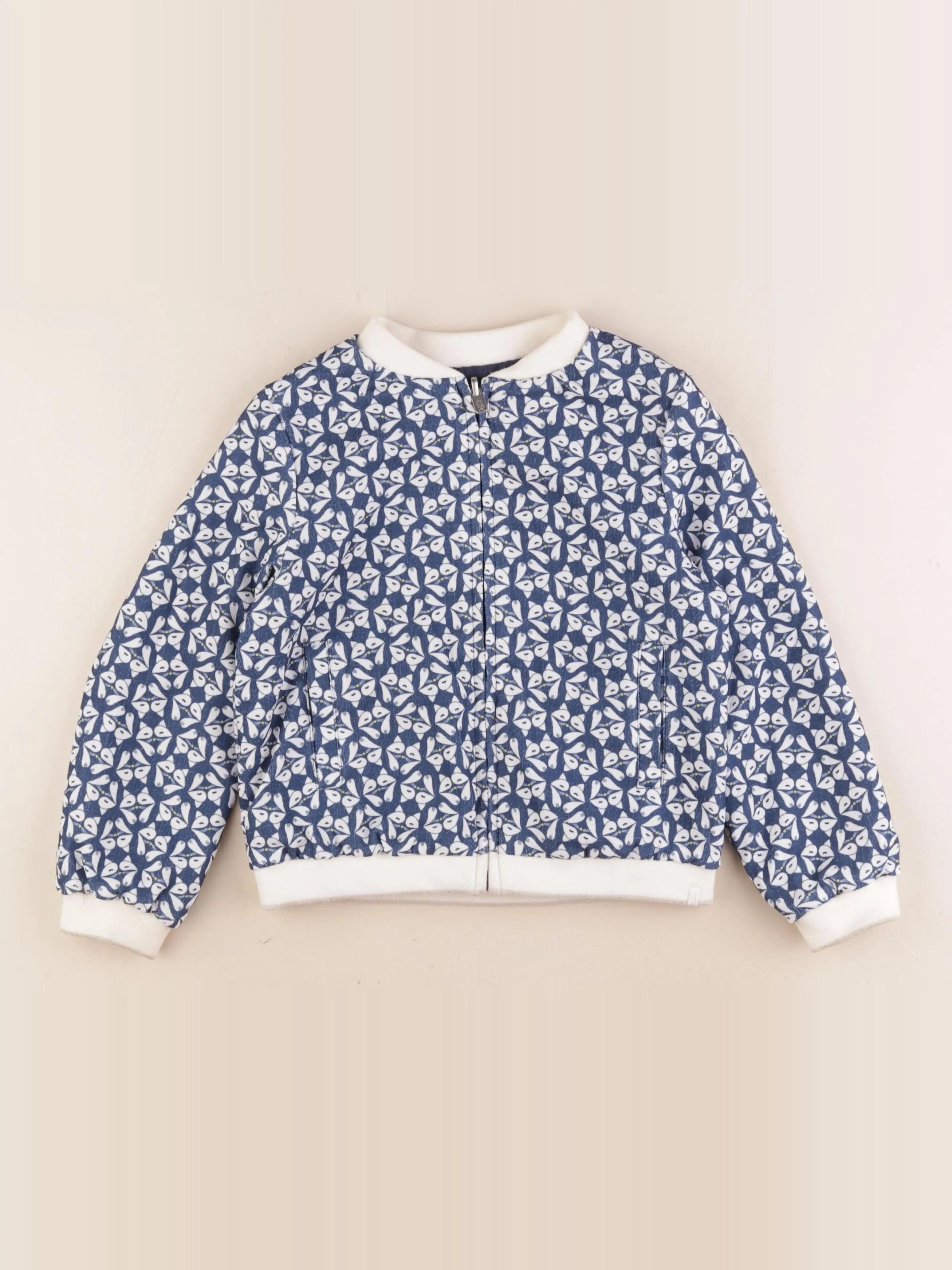 Okaidi - veste réversible bleu - 6 ans