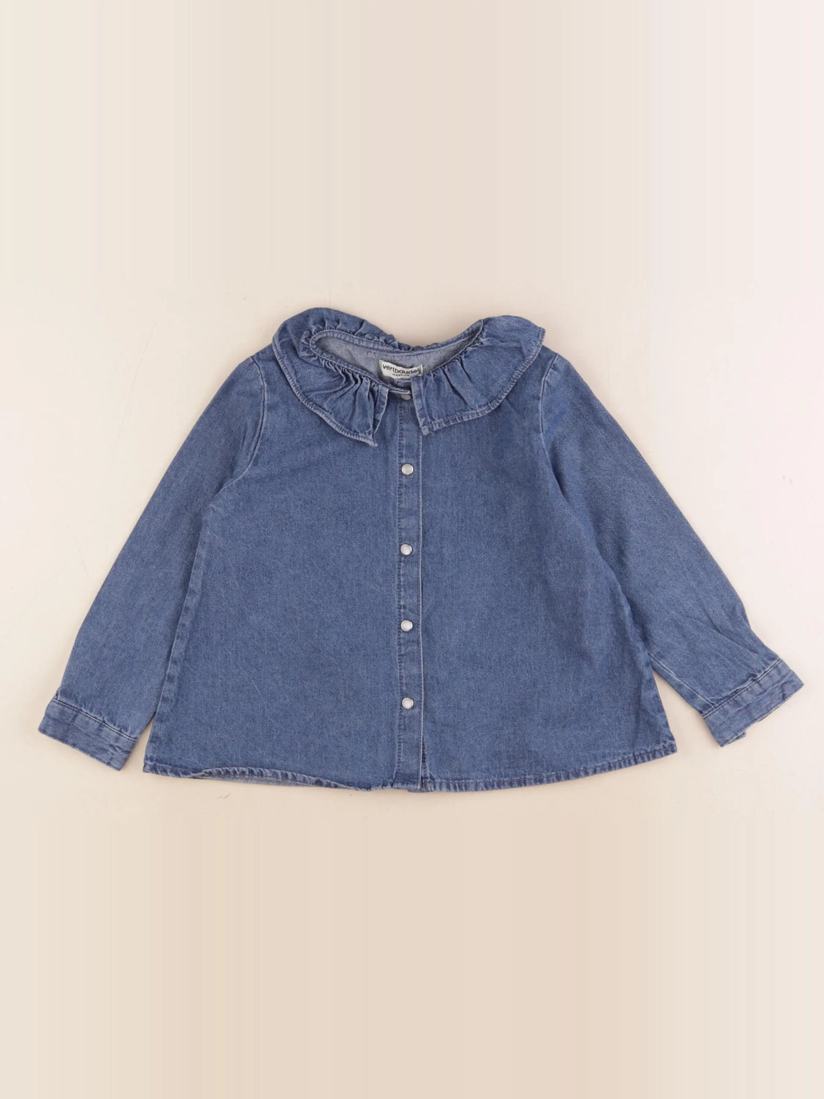 Vertbaudet - chemise bleu - 5 ans