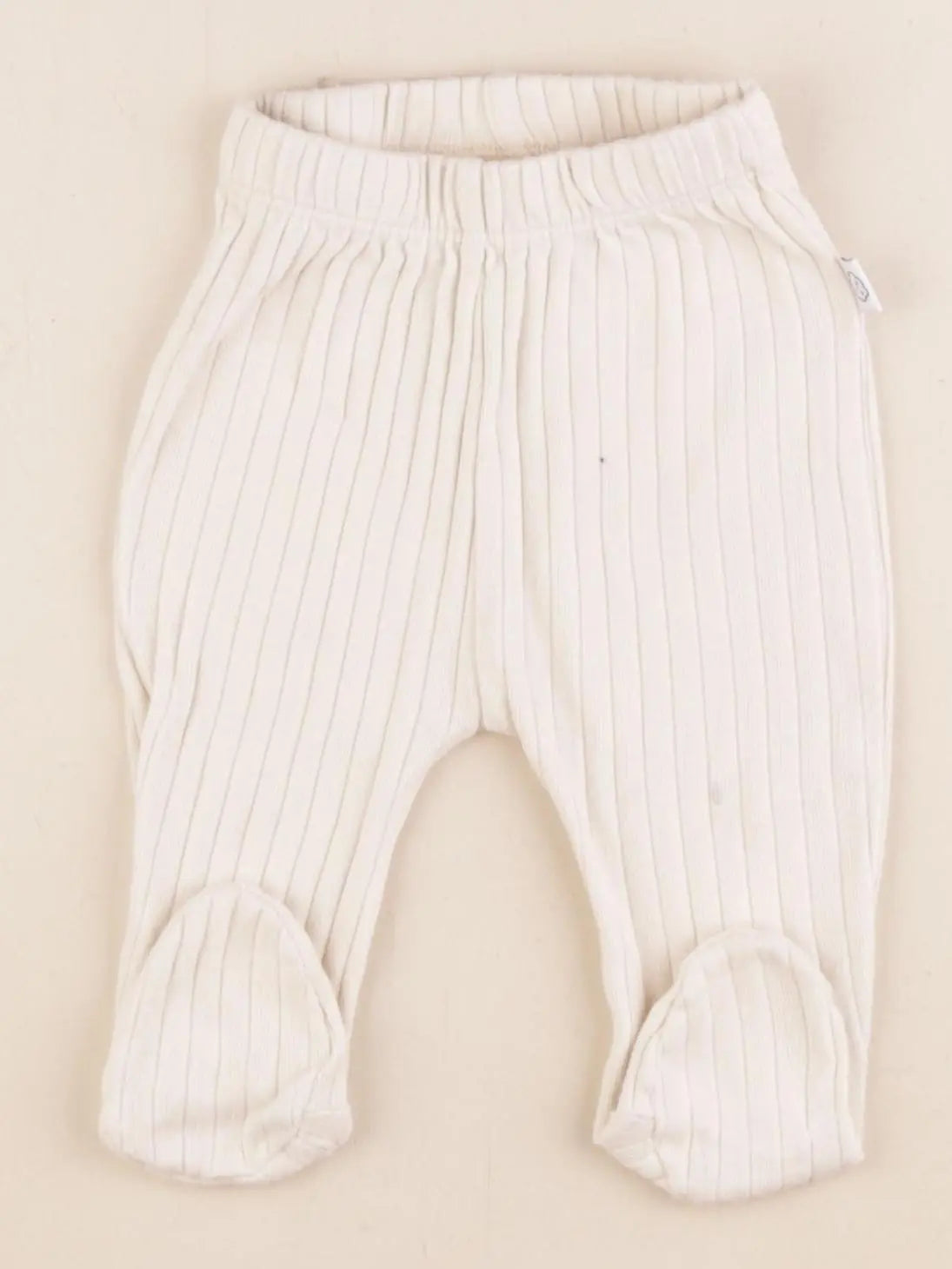 Vertbaudet - jegging beige - 3 mois