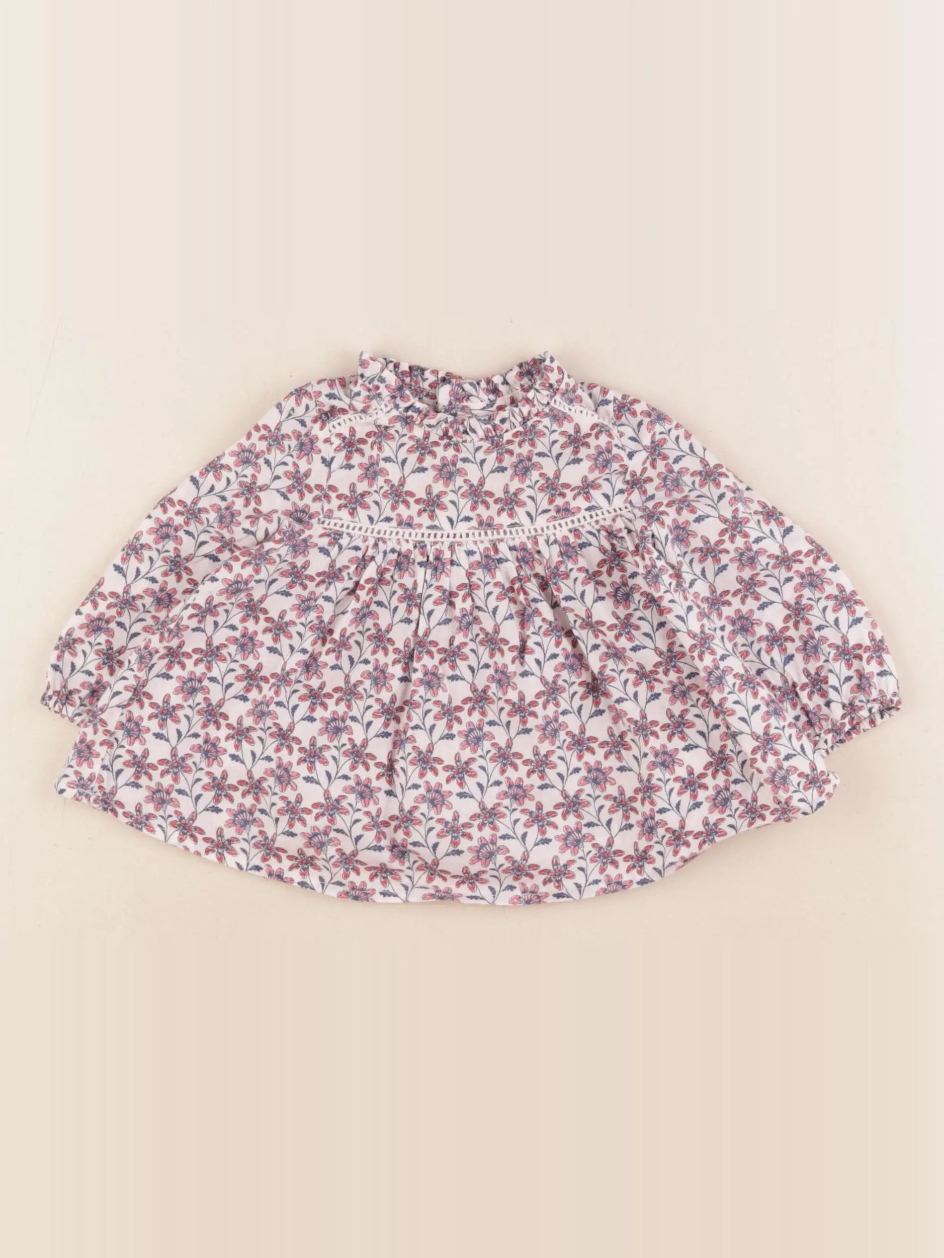 Boutchou - blouse multicolore - 6 mois