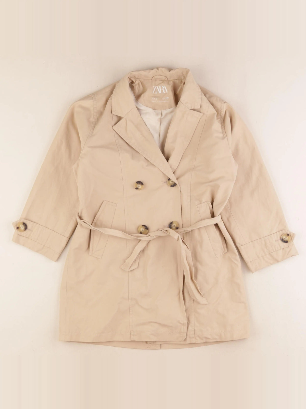 Zara - trench beige - 7 ans
